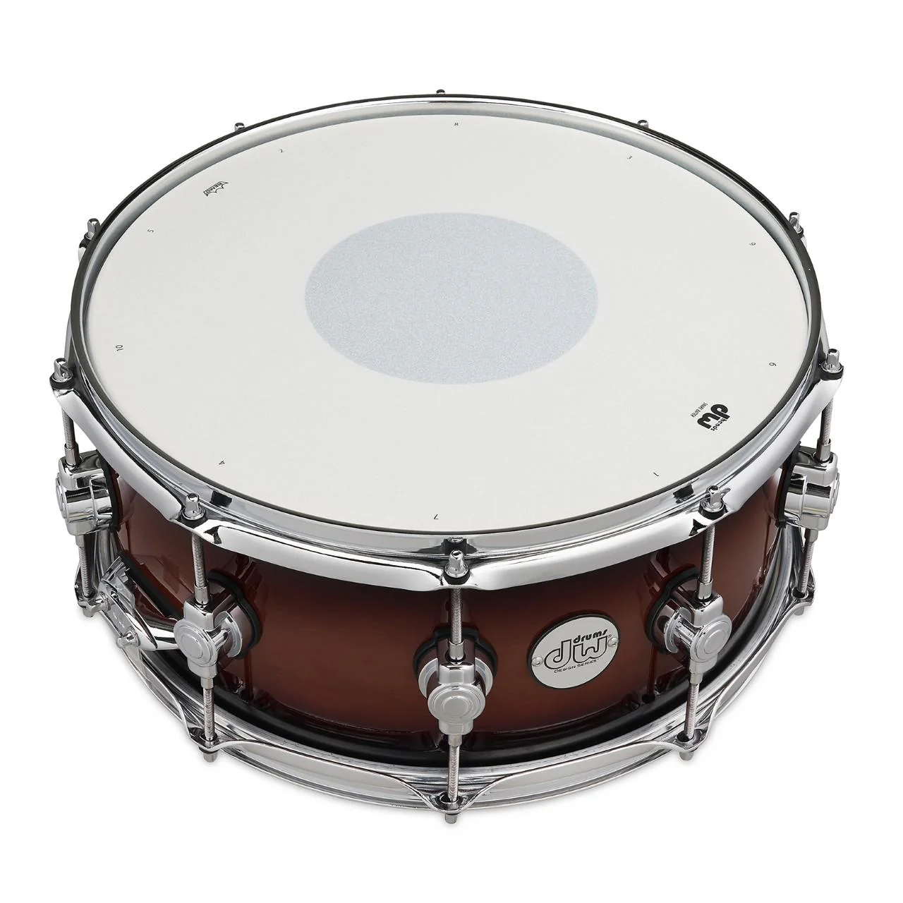 DW Drums - Design Series Maple Snare 6x14 Tobacco Burst Gloss Lacquer DDLG0614SSTB - Image 6