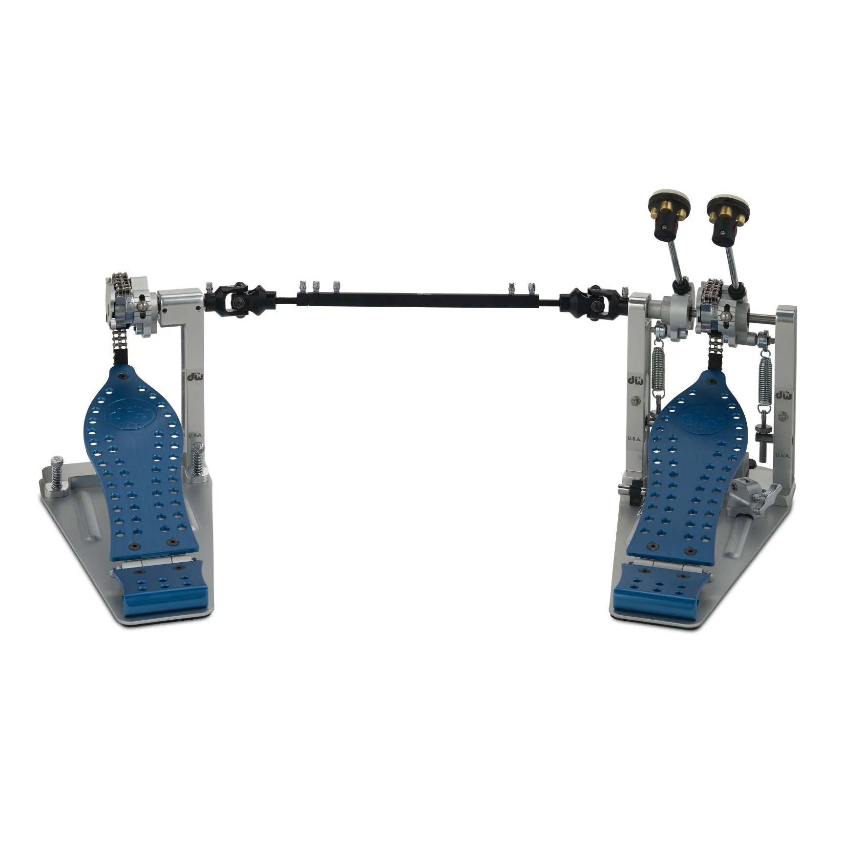 DW drums - MCD Machined Chain Drive Double Bass Drum Pedal Blue DWCPMCD2BL