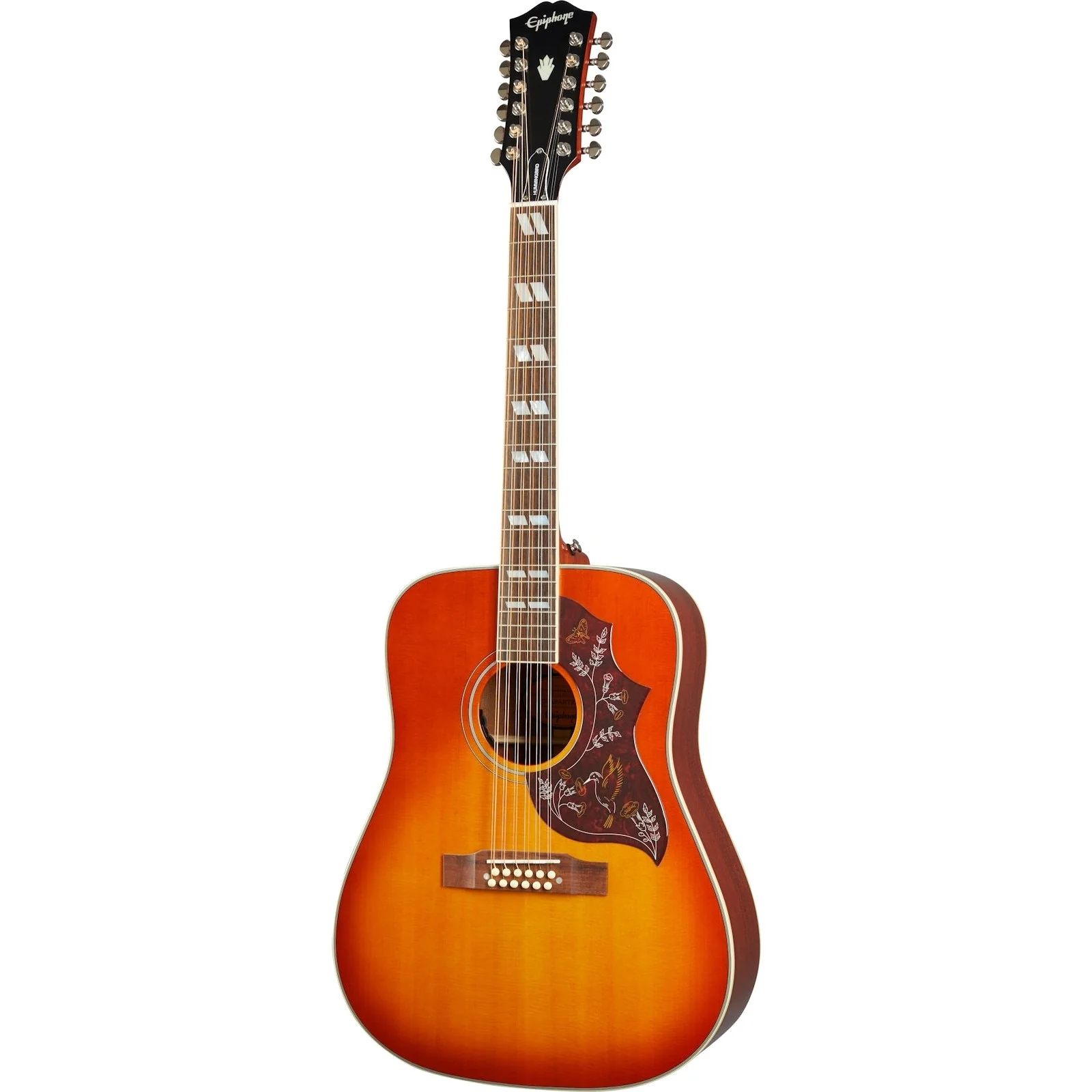 Epiphone - Inspired by Gibson Masterbilt Hummingbird 12 String IGMTHB12HCNH Aged Cherry Sunburst