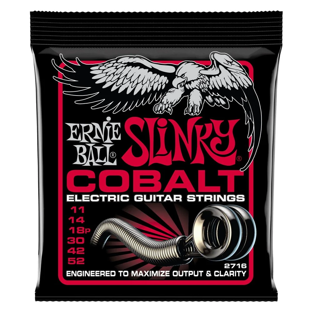 Ernie Ball - Burly Slinky Cobalt Electric Guitar Strings - 11-52 Gauge - P02716