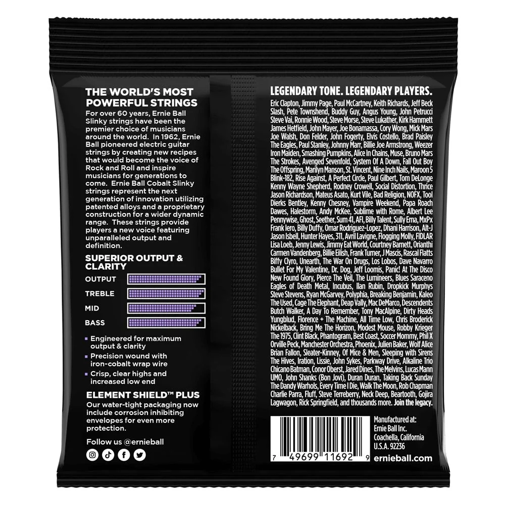 Ernie Ball - Ultra Slinky Cobalt Electric Guitar Strings - 10-48 Gauge  - P02717 - Image 2