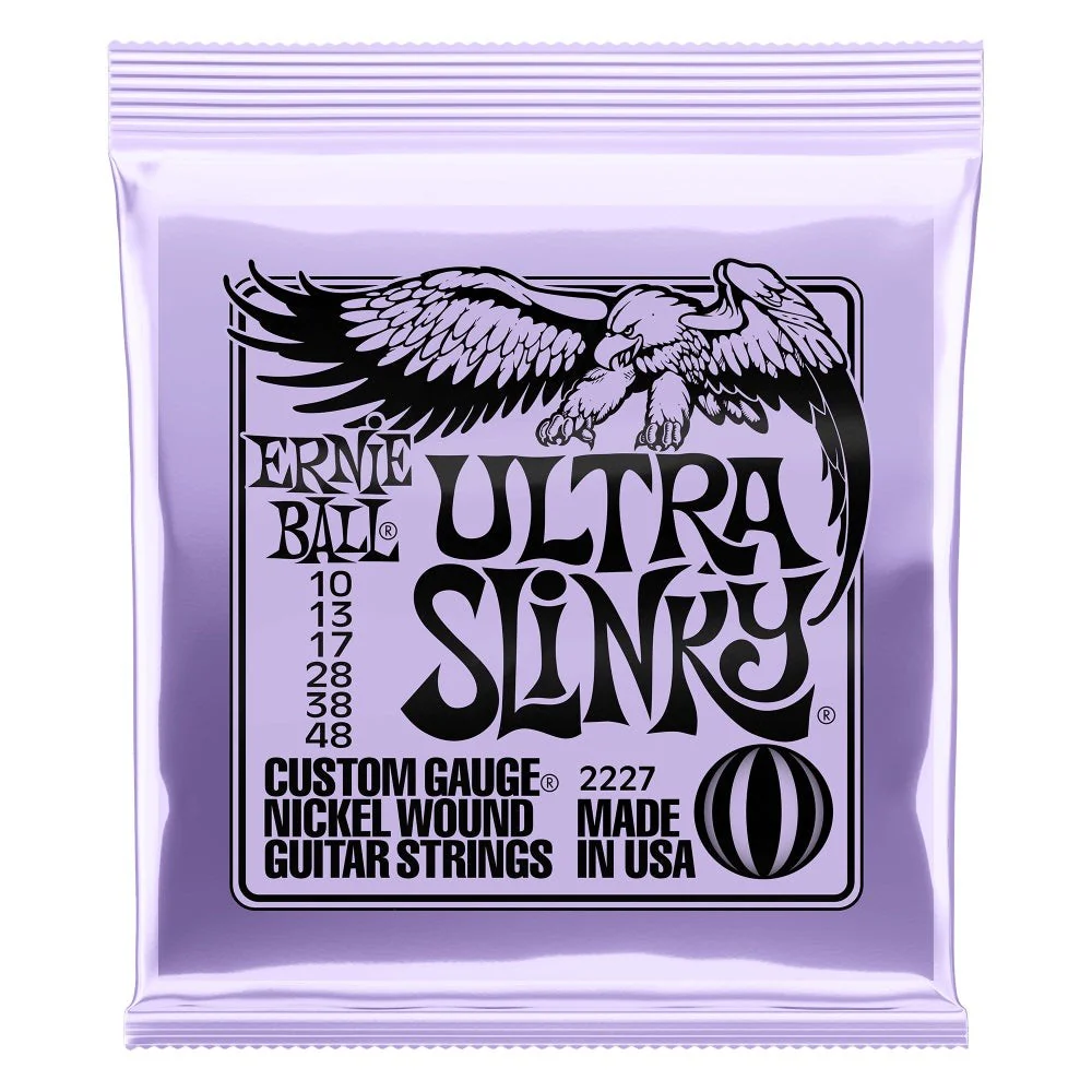 Ernie Ball - Ultra Slinky Nickel Wound Electric Guitar Strings - 10-48 Gauge P02227