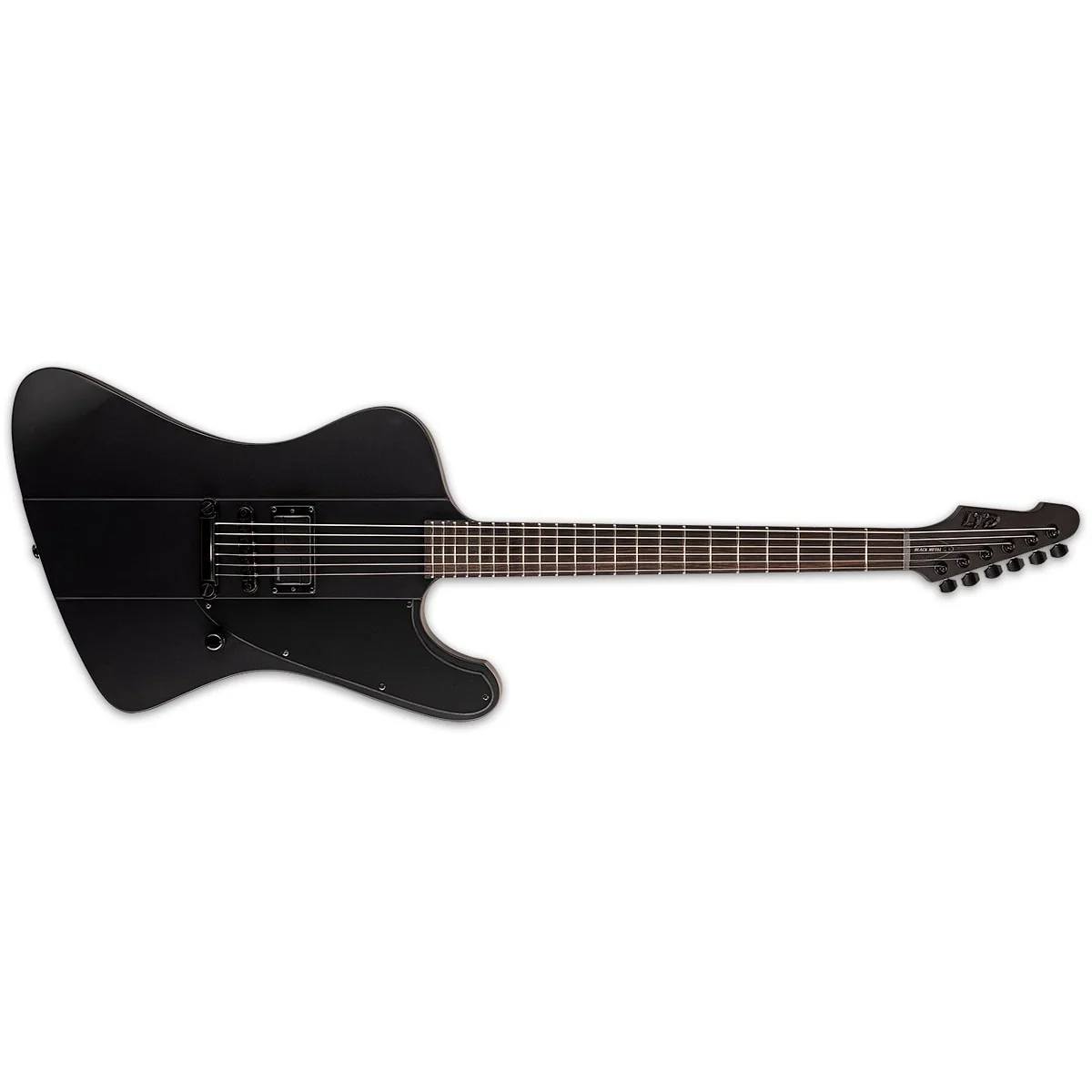 ESP - Phoenix Black Metal - Black Satin - LPHOENIXBKMBLKS