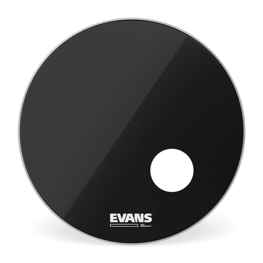 Evans - EQ3 Resonant Black Bass Drum Head 20”