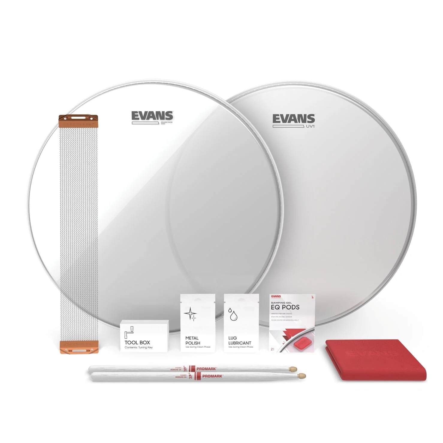 Evans - UV1 14" Snare Tune Up Kit ESTUK-14UV1-1