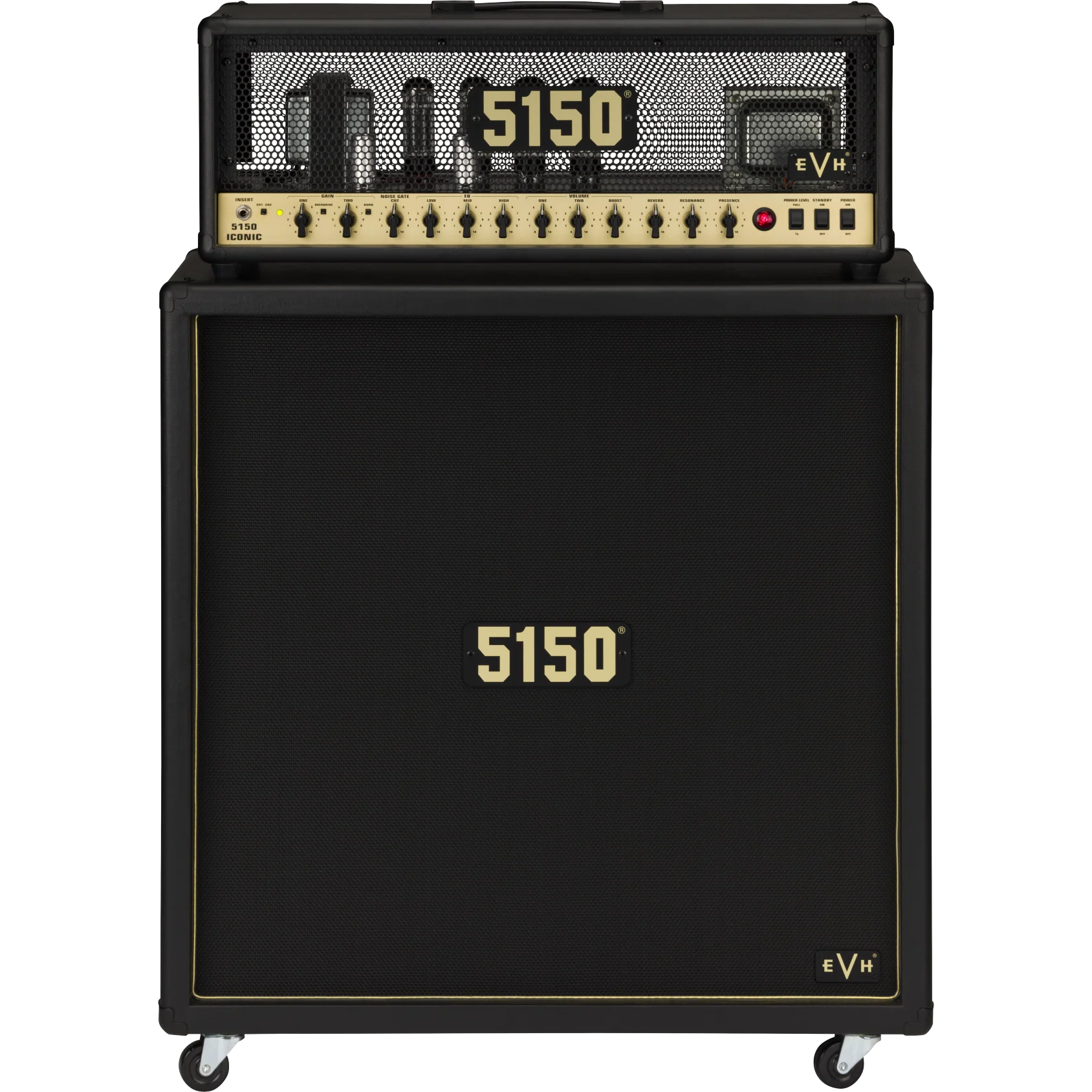 EVH - 5150® Iconic® Series EL34 4X12 Cabinet - Black - 225-8500-000 - Image 4