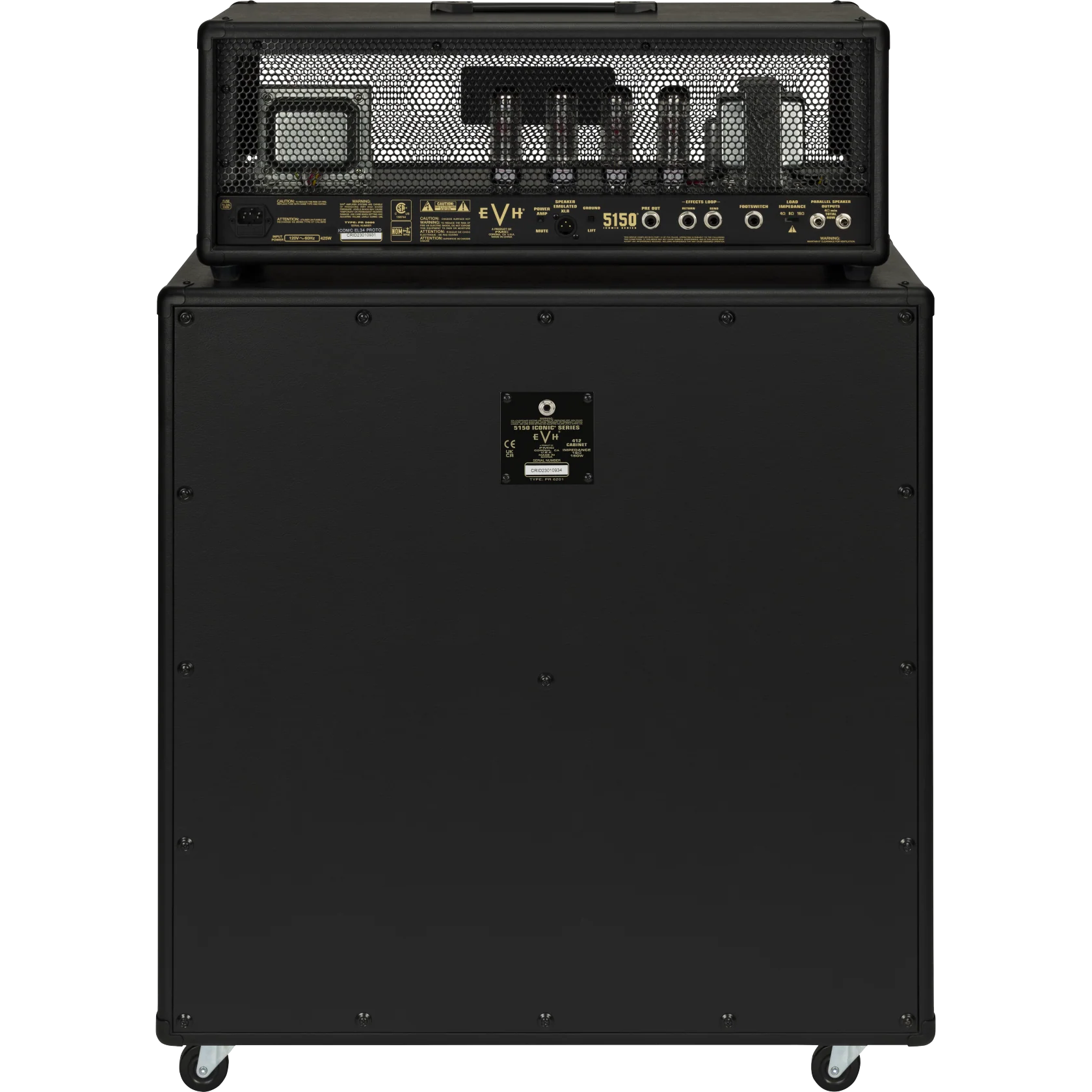 EVH - 5150® Iconic® Series EL34 4X12 Cabinet - Black - 225-8500-000 - Image 5