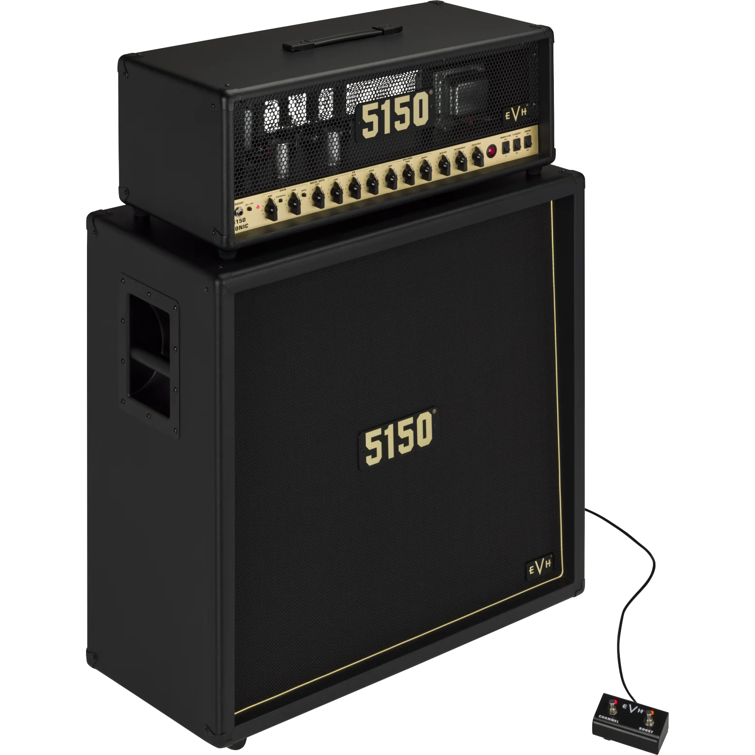 EVH - 5150® Iconic® Series EL34 4X12 Cabinet - Black - 225-8500-000 - Image 7
