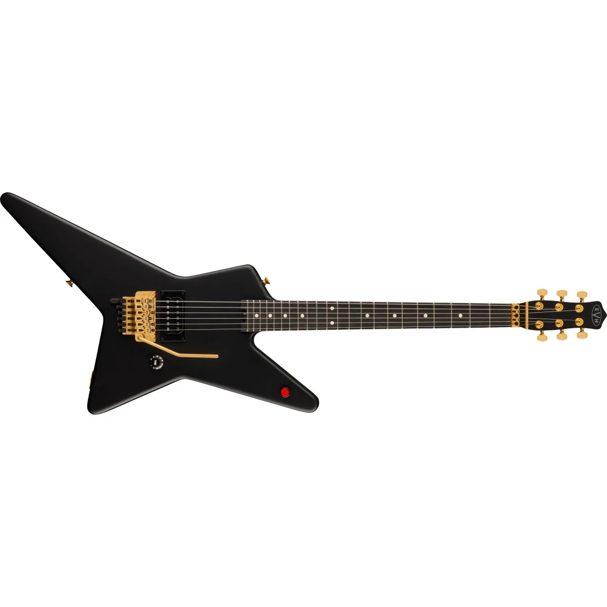 EVH - Limited Edition Star - Ebony Fingerboard - Stealth Black with Gold Hardware - 510-8007-569