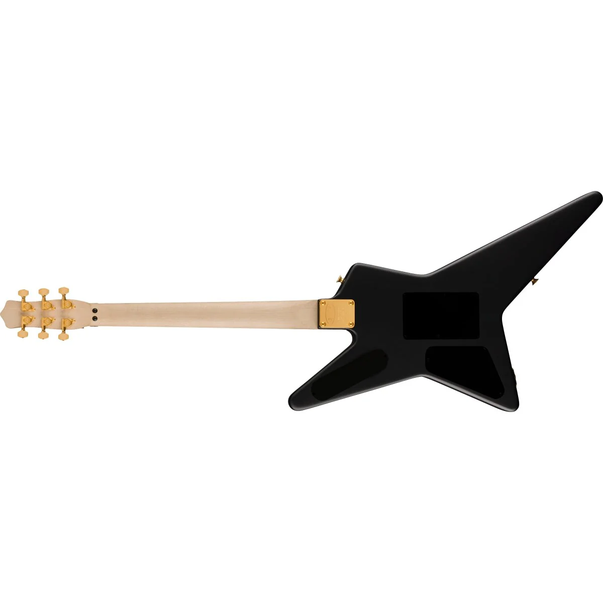 EVH - Limited Edition Star - Ebony Fingerboard - Stealth Black with Gold Hardware - 510-8007-569 - Image 2
