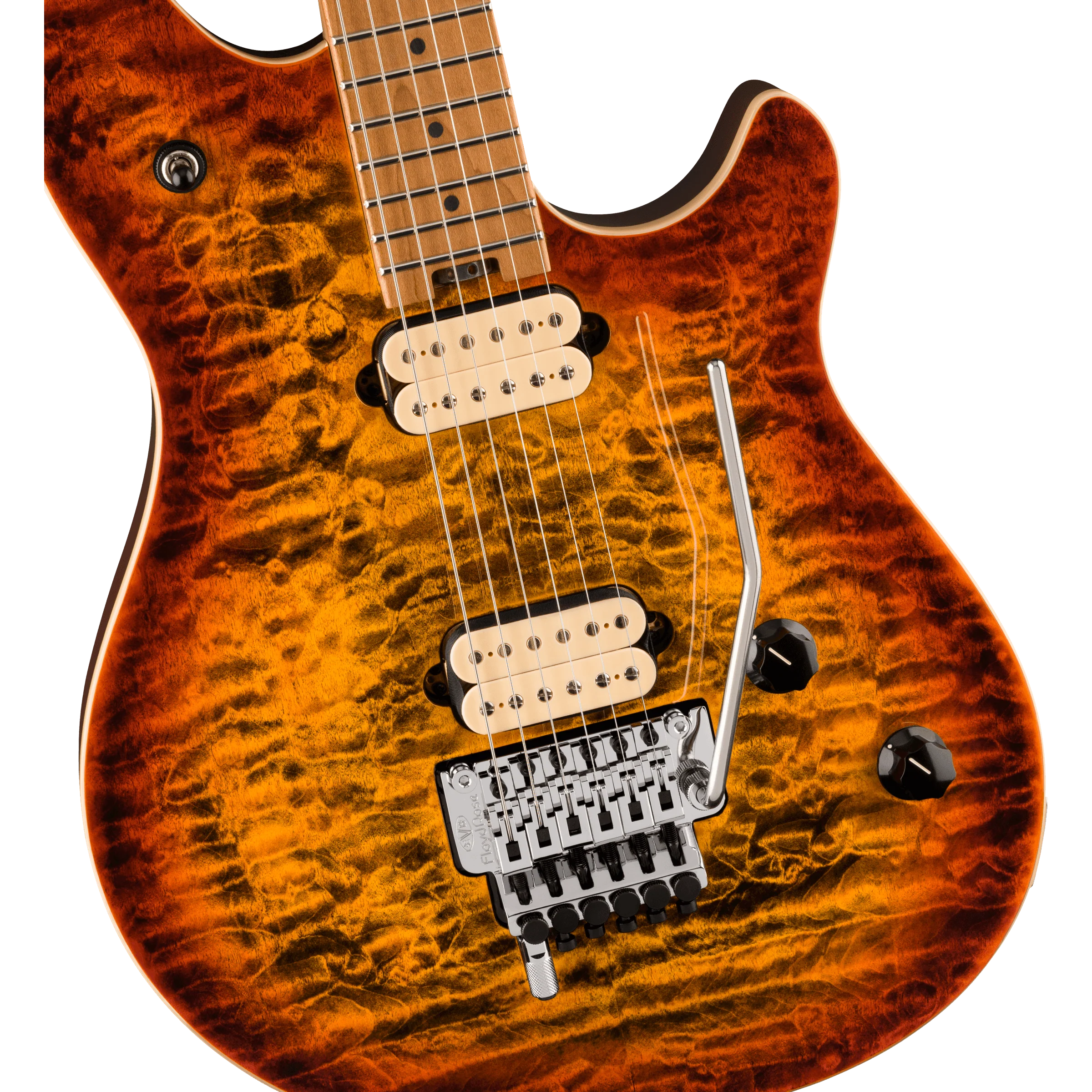 EVH - Wolfgang® Special QM - Baked Maple Fingerboard - Tiger Eye Glow - 510-7701-580 - Image 3