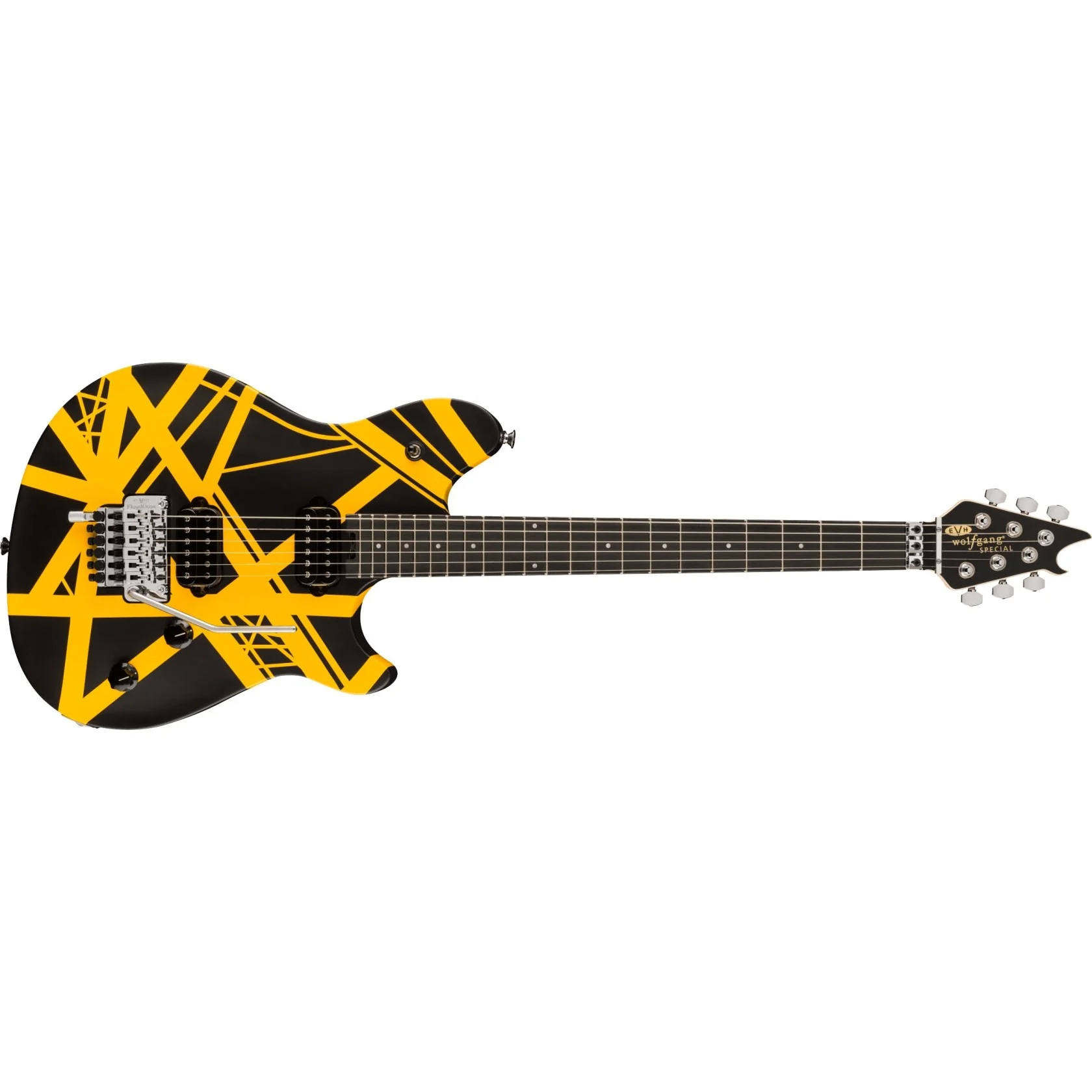 EVH - Wolfgang® Special Striped Series - Ebony Fingerboard - Black and Yellow - 510-7702-316