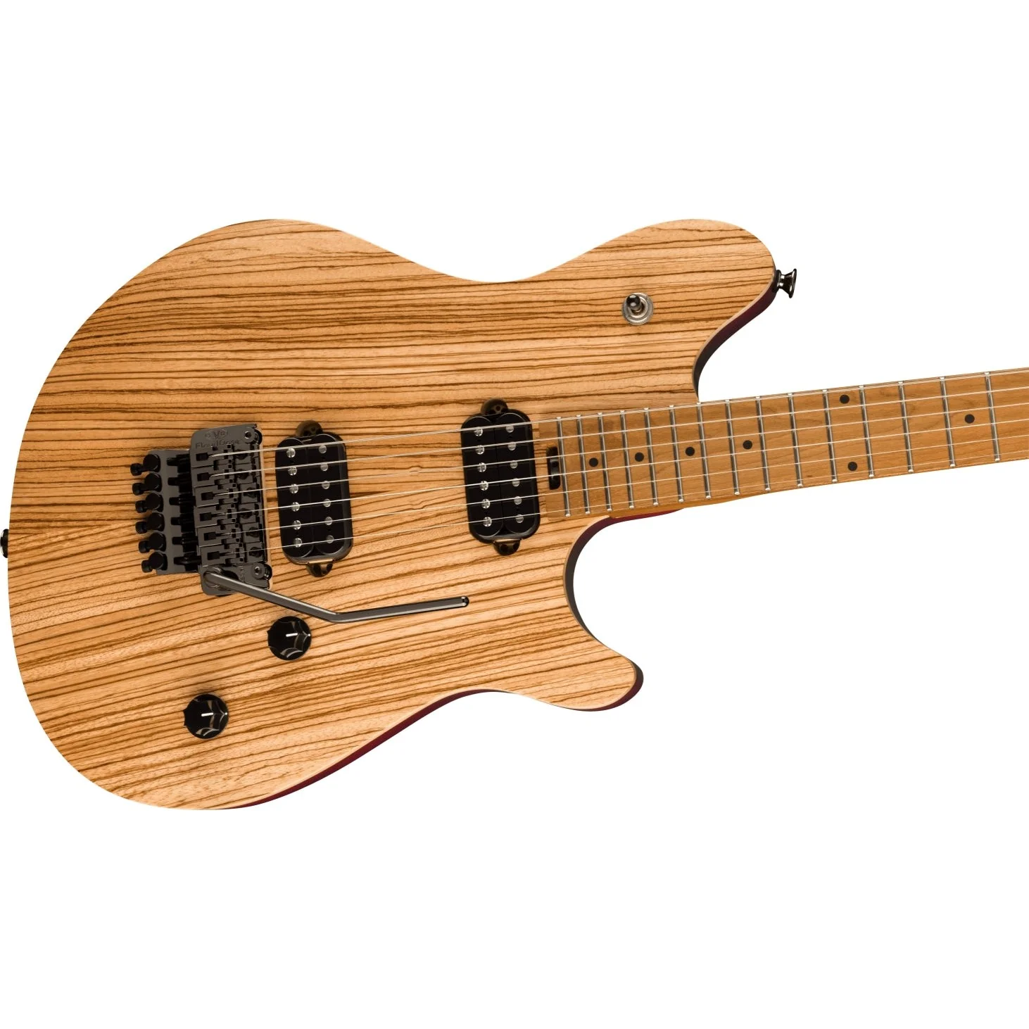 EVH - Wolfgang® WG Standard Exotic Zebrawood - Baked Maple Fingerboard - Natural - 510-7002-580 - Image 3