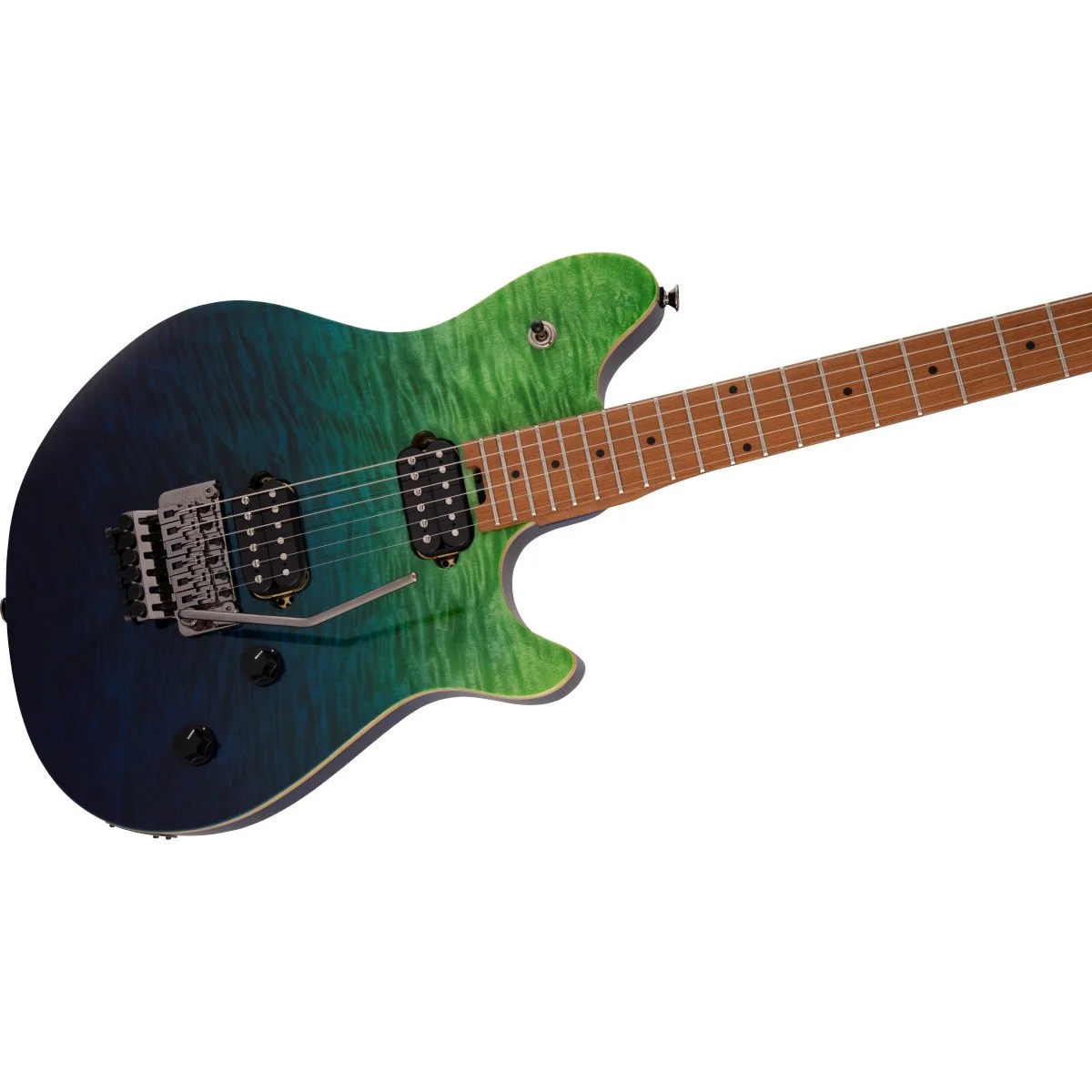 EVH - Wolfgang® WG Standard QM - Baked Maple Fingerboard - Tahiti Night 510-7004-523 - Image 4