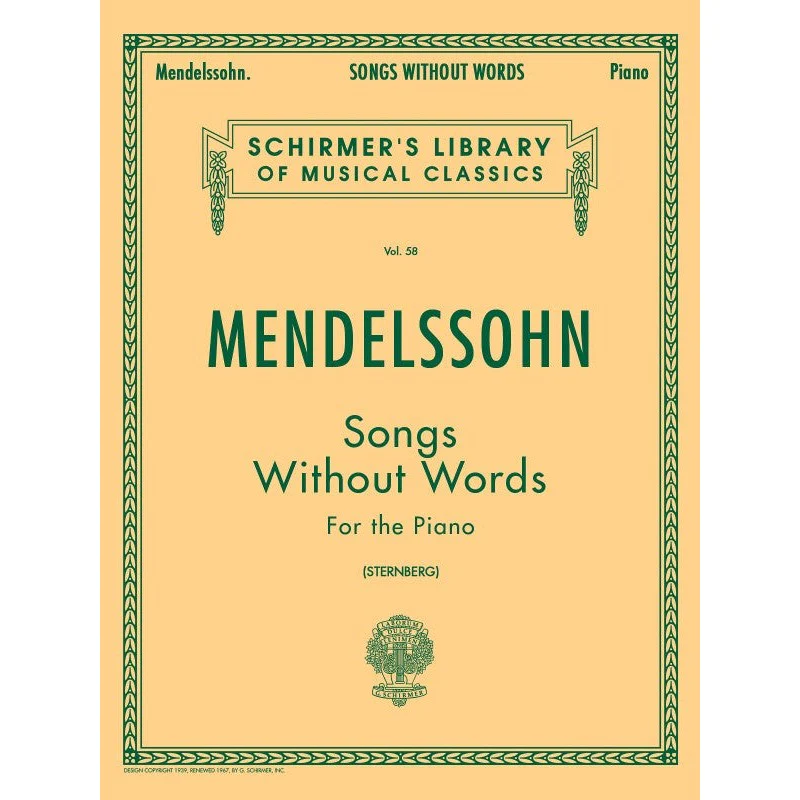 F. Mendelssohn - Songs Without Words - For the Piano