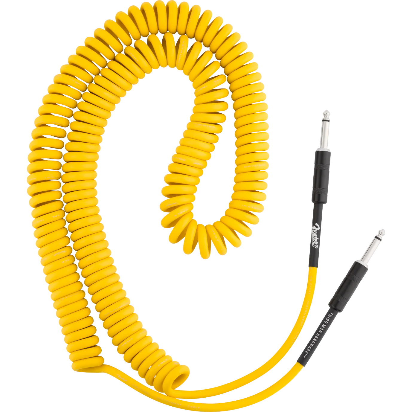 Fender - 30' Coil Cable - Fender x Third Man Hardware - Yellow - 099-0573-029