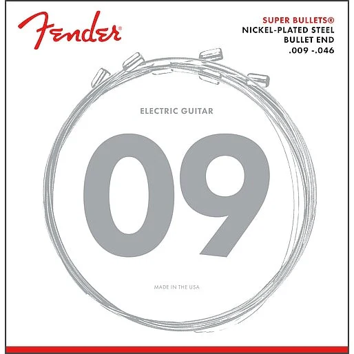 Fender - 3250LR Super Bullet Strings Nickel Plated Steel Bullet End 09-46 - 073-3250-404