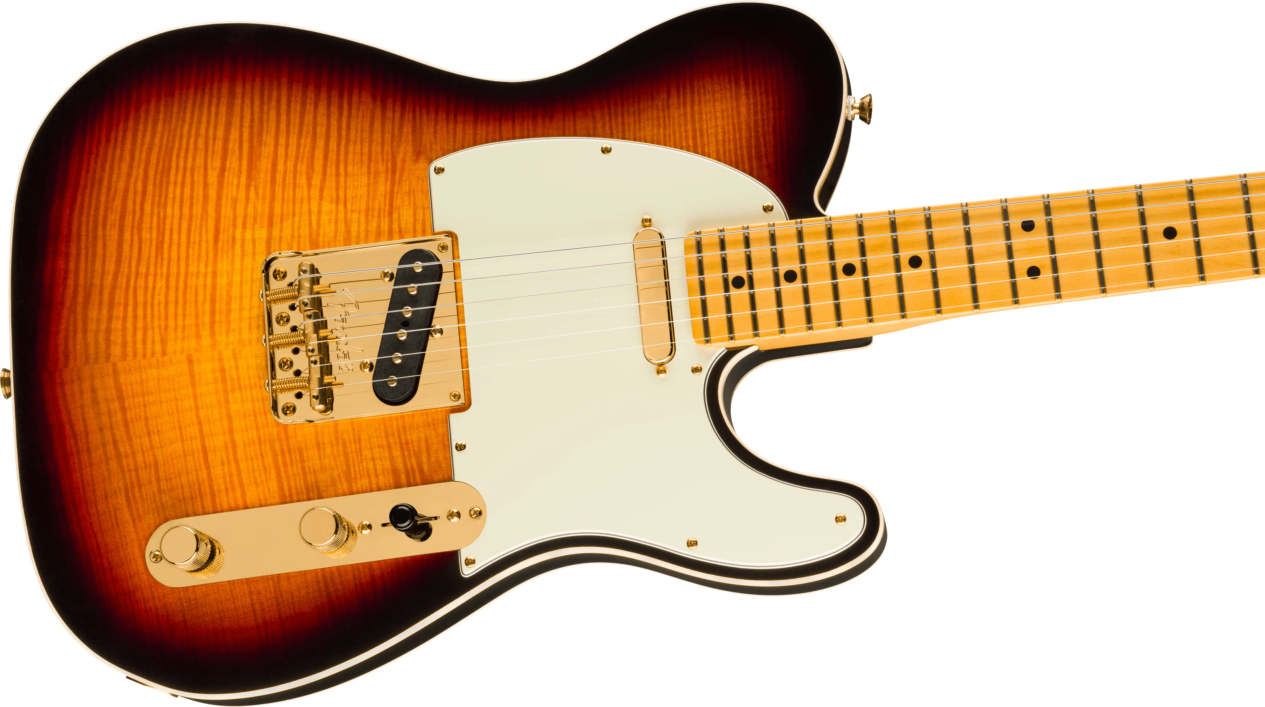 Fender - 75th Anniversary American Professional Custom Telecaster® - Maple Fingerboard - 2-Color Sunburst - 017-1022-703 - Image 4