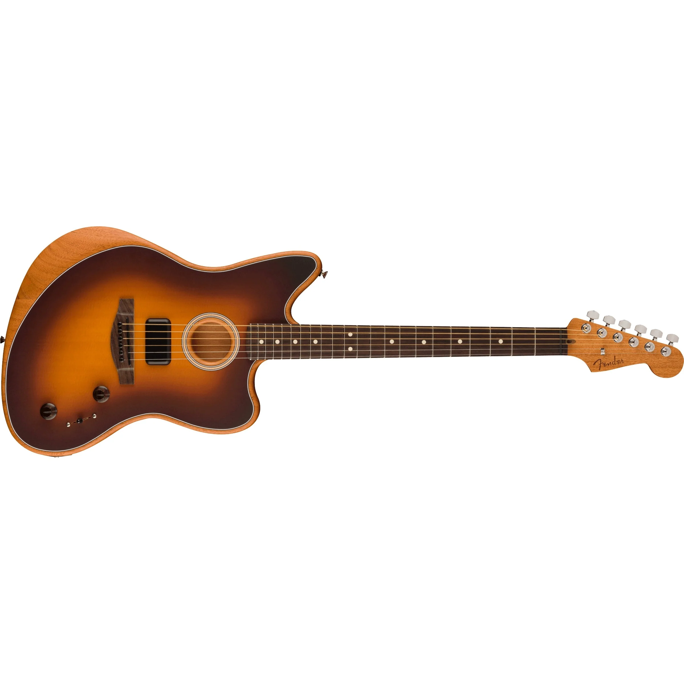 Fender - Acoustasonic® Player Jazzmaster® - Rosewood Fingerboard - 2-Color Sunburst 097-2233-103