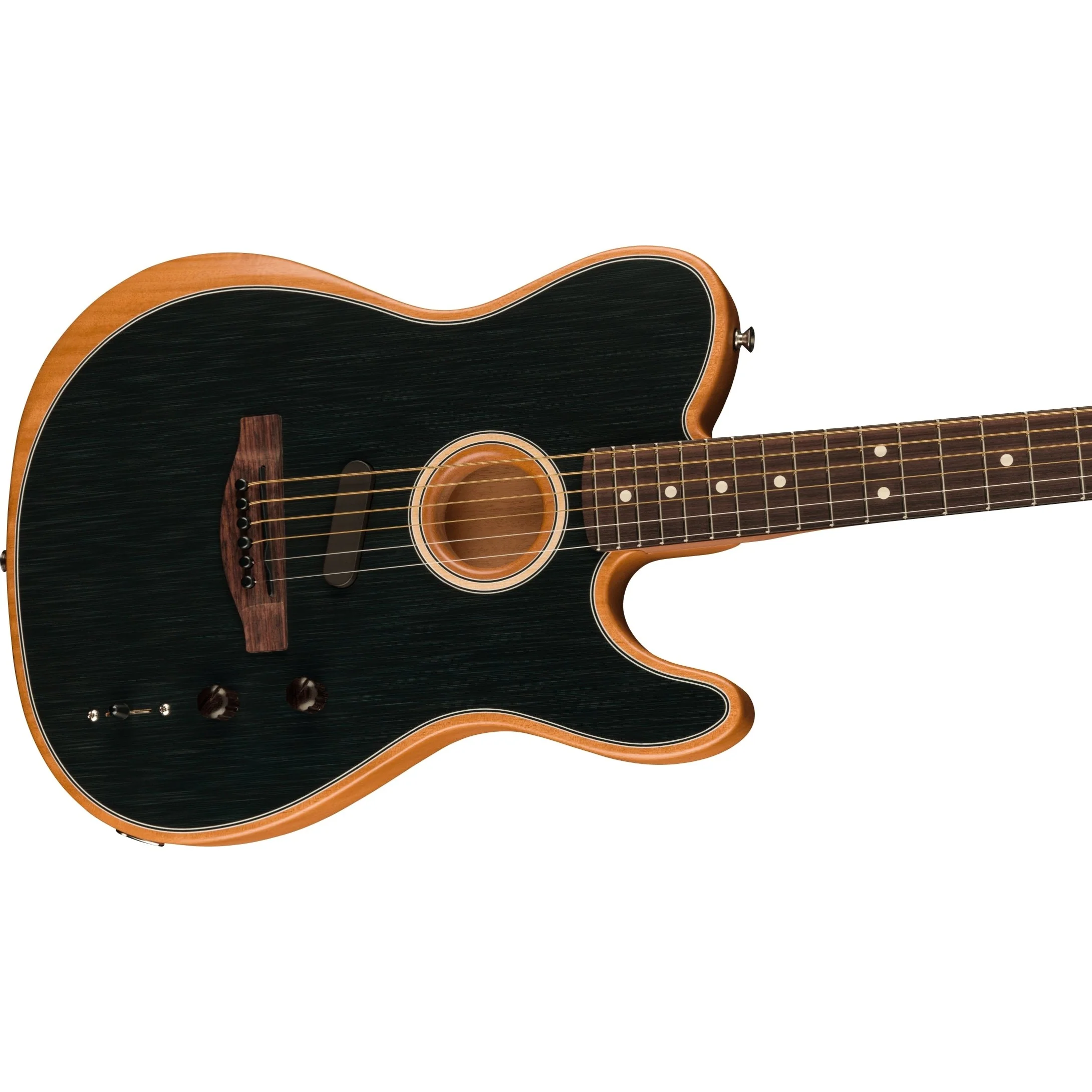Fender - Acoustasonic® Player Telecaster® - Rosewood Fingerboard - Brushed Black - 097-2213-239 - Image 3