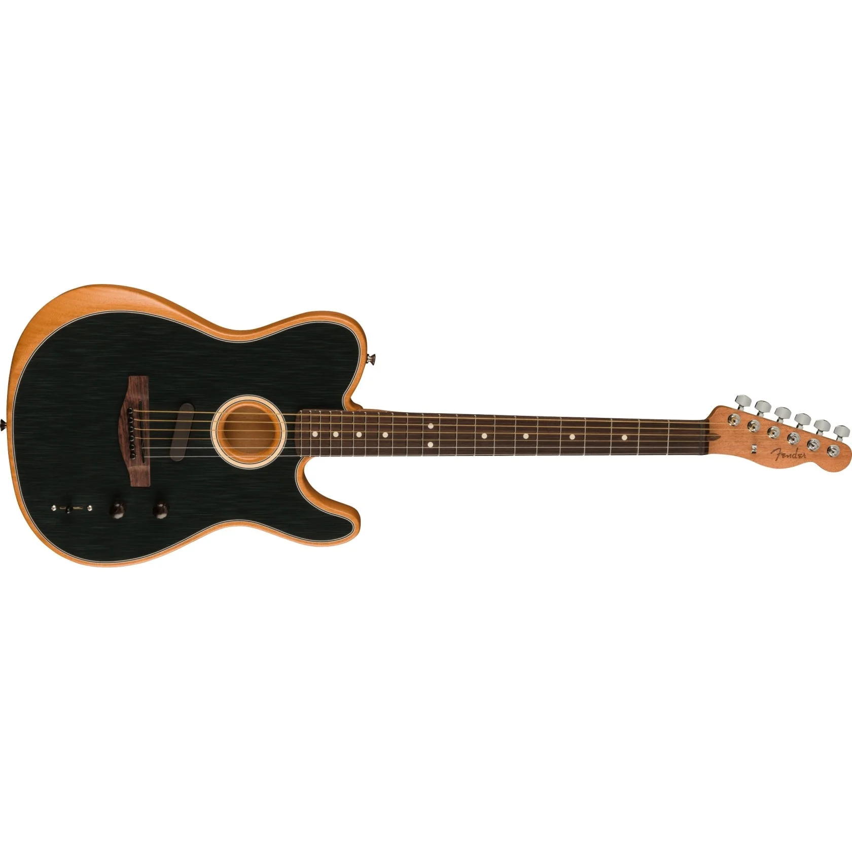 Fender - Acoustasonic® Player Telecaster® - Rosewood Fingerboard - Brushed Black - 097-2213-239 - Image 4