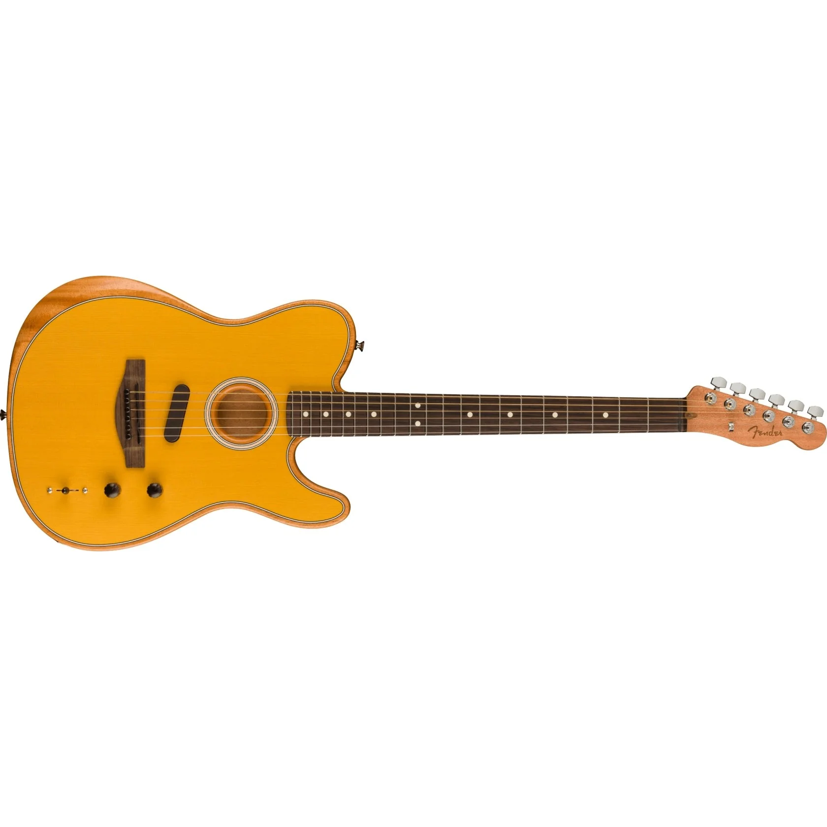 Fender - Acoustasonic® Player Telecaster®  -  Rosewood Fingerboard  -   Butterscotch Blonde - 097-2213-250
