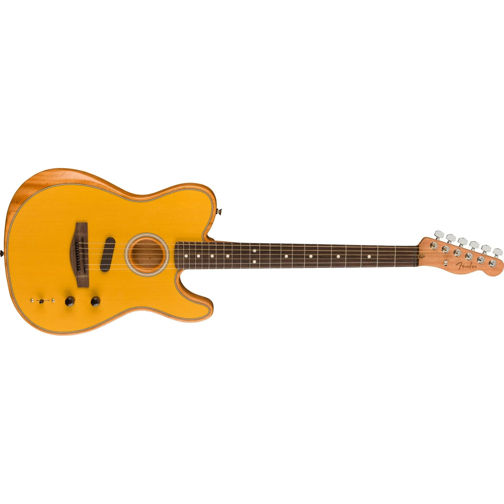 Fender - Acoustasonic® Player Telecaster®  -  Rosewood Fingerboard  -   Butterscotch Blonde - 097-2213-250 - Image 4