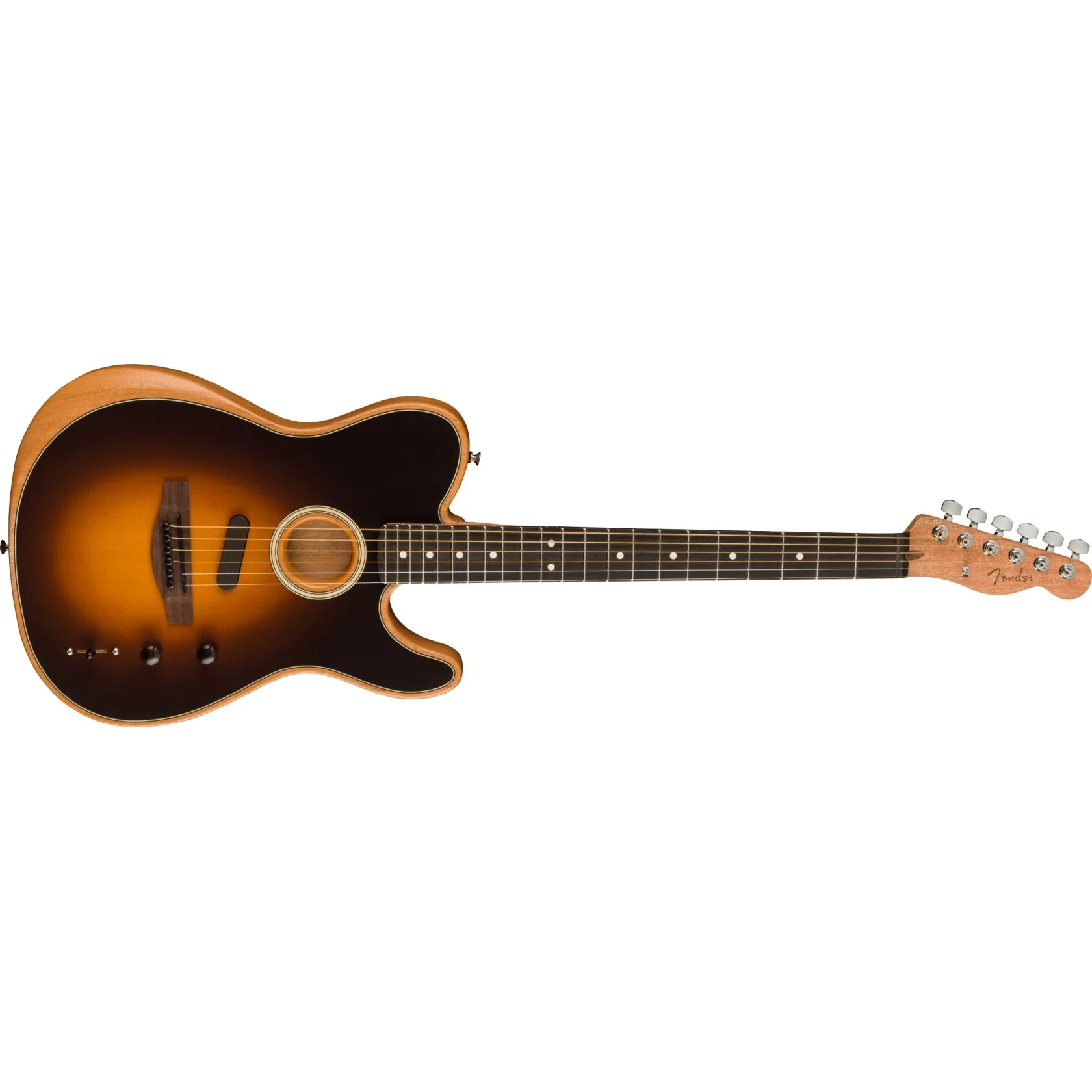 Fender - Acoustasonic® Player Telecaster® - Rosewood Fingerboard - Shadow Burst - 097-2213-260 - Image 4