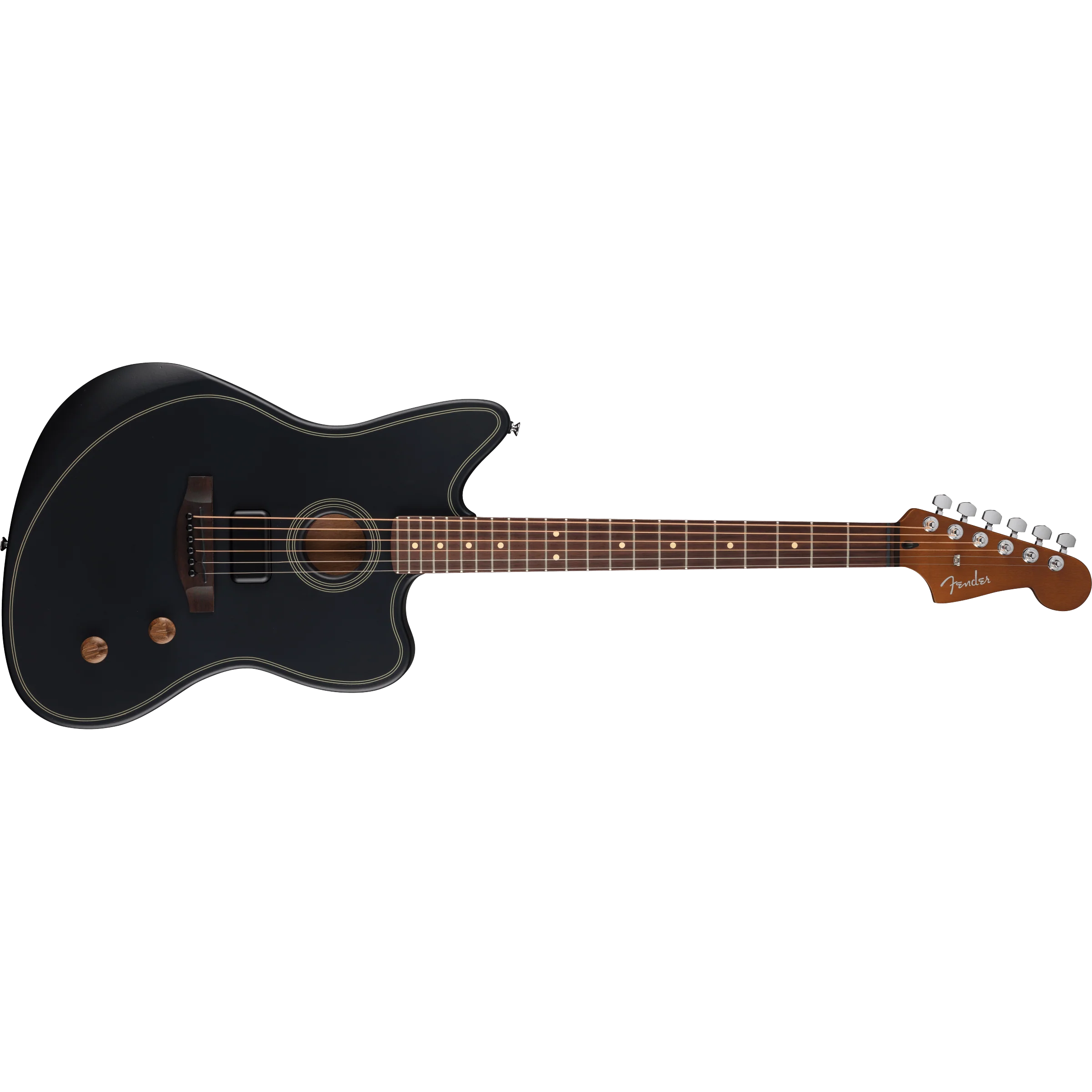 Fender - Acoustasonic® Standard Jazzmaster® - Black - 097-3133-506