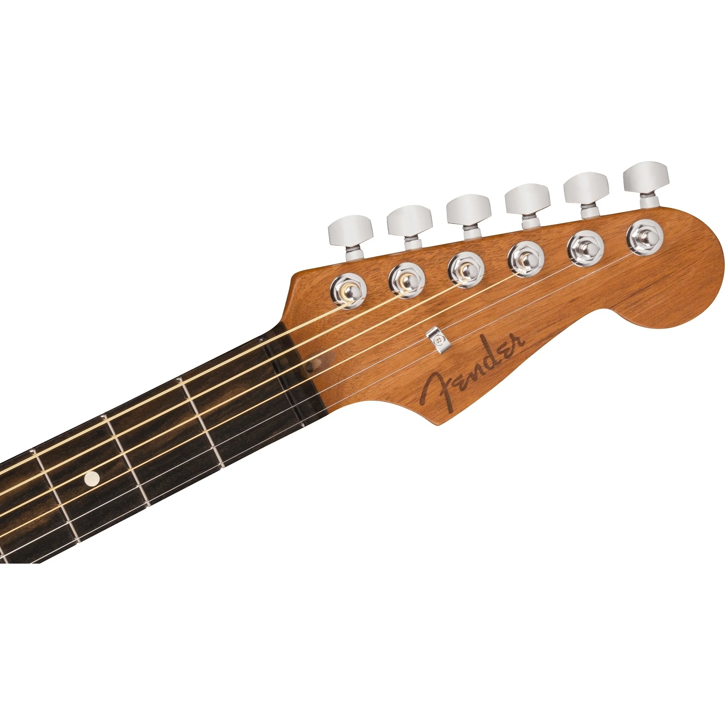 Fender - American Acoustasonic® Jazzmaster® All-Mahogany - Ebony Fingerboard - Bourbon Burst 097-2033-137 - Image 4
