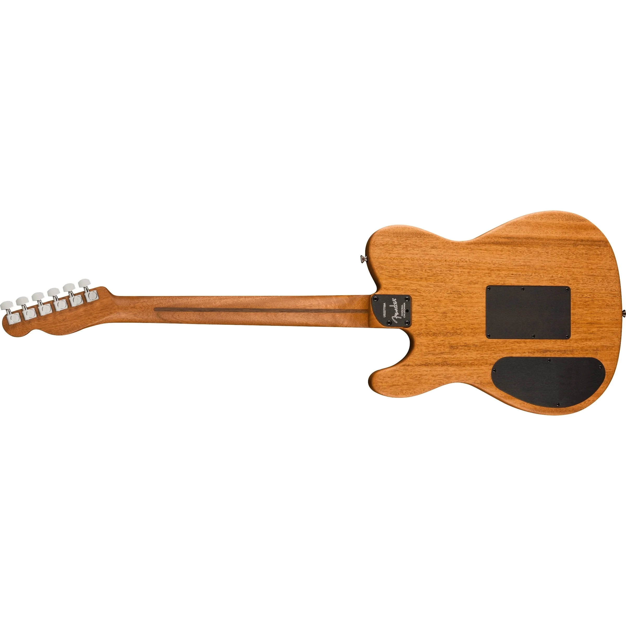 Fender - American Acoustasonic® Telecaster® All-Mahogany - Ebony Fingerboard - Bourbon Burst 097-2013-137 - Image 2
