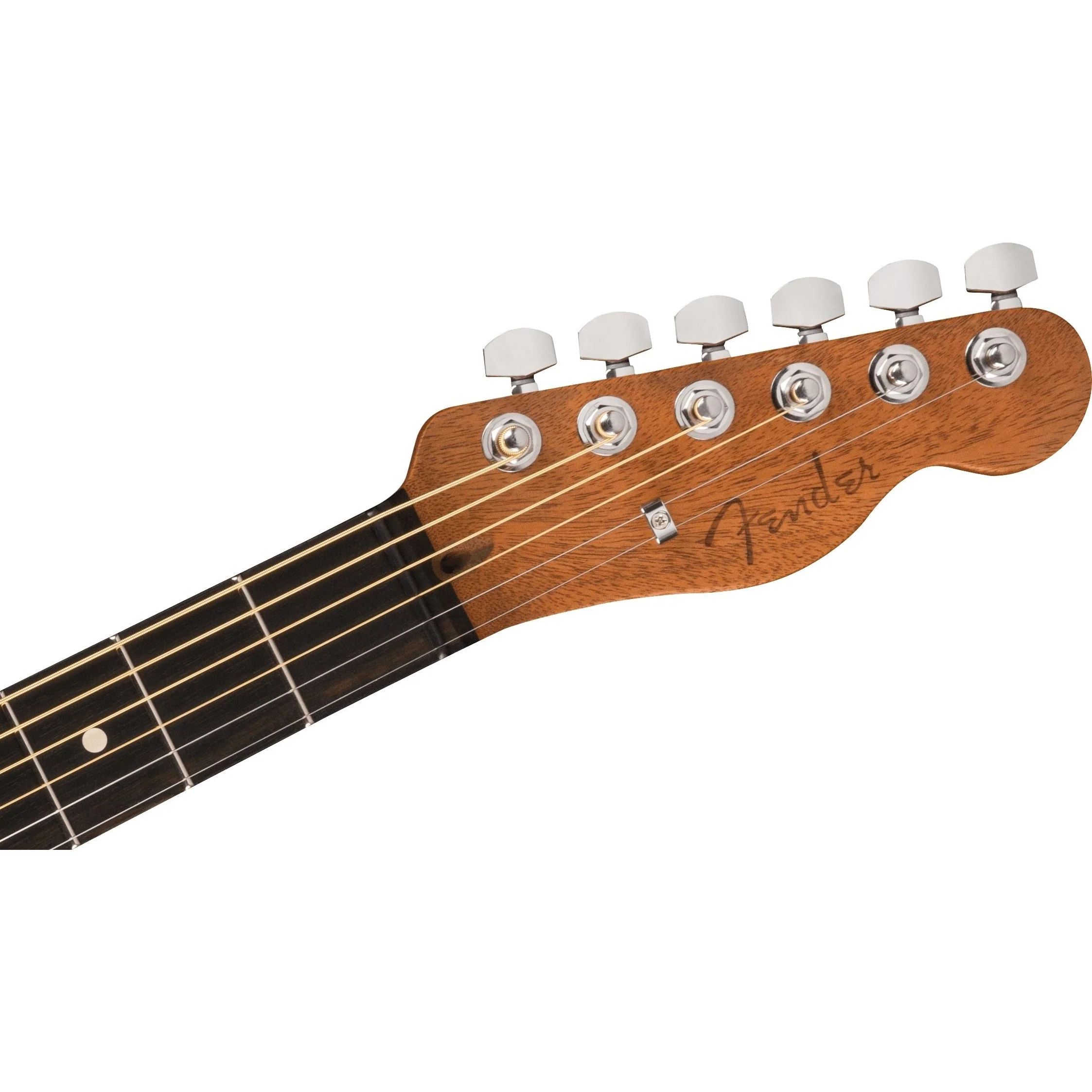 Fender - American Acoustasonic® Telecaster® All-Mahogany - Ebony Fingerboard - Bourbon Burst 097-2013-137 - Image 4