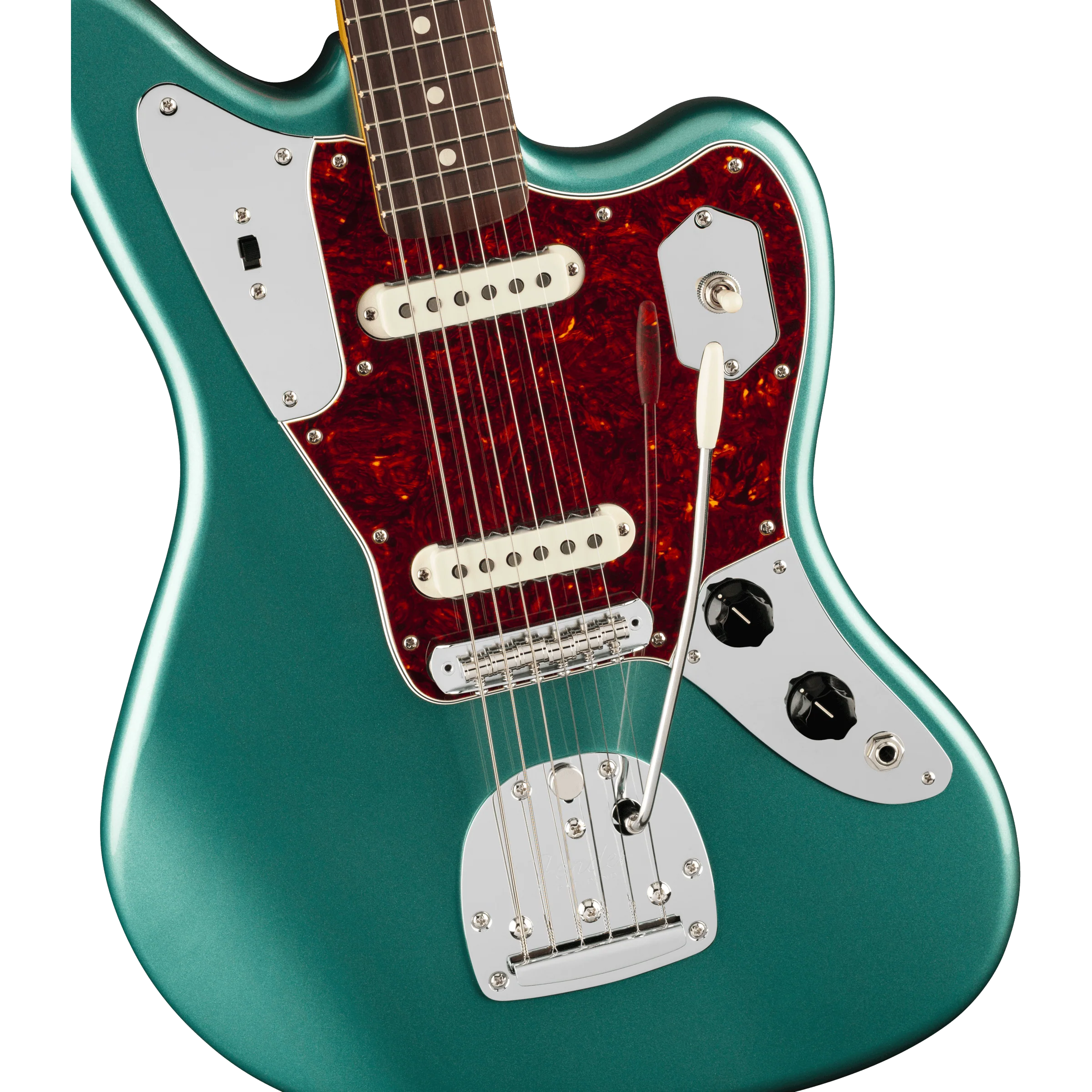 Fender - American Professional Classic Jaguar® - Rosewood Fingerboard - Faded Sherwood Green Metallic - 011-4990-374 - Image 3