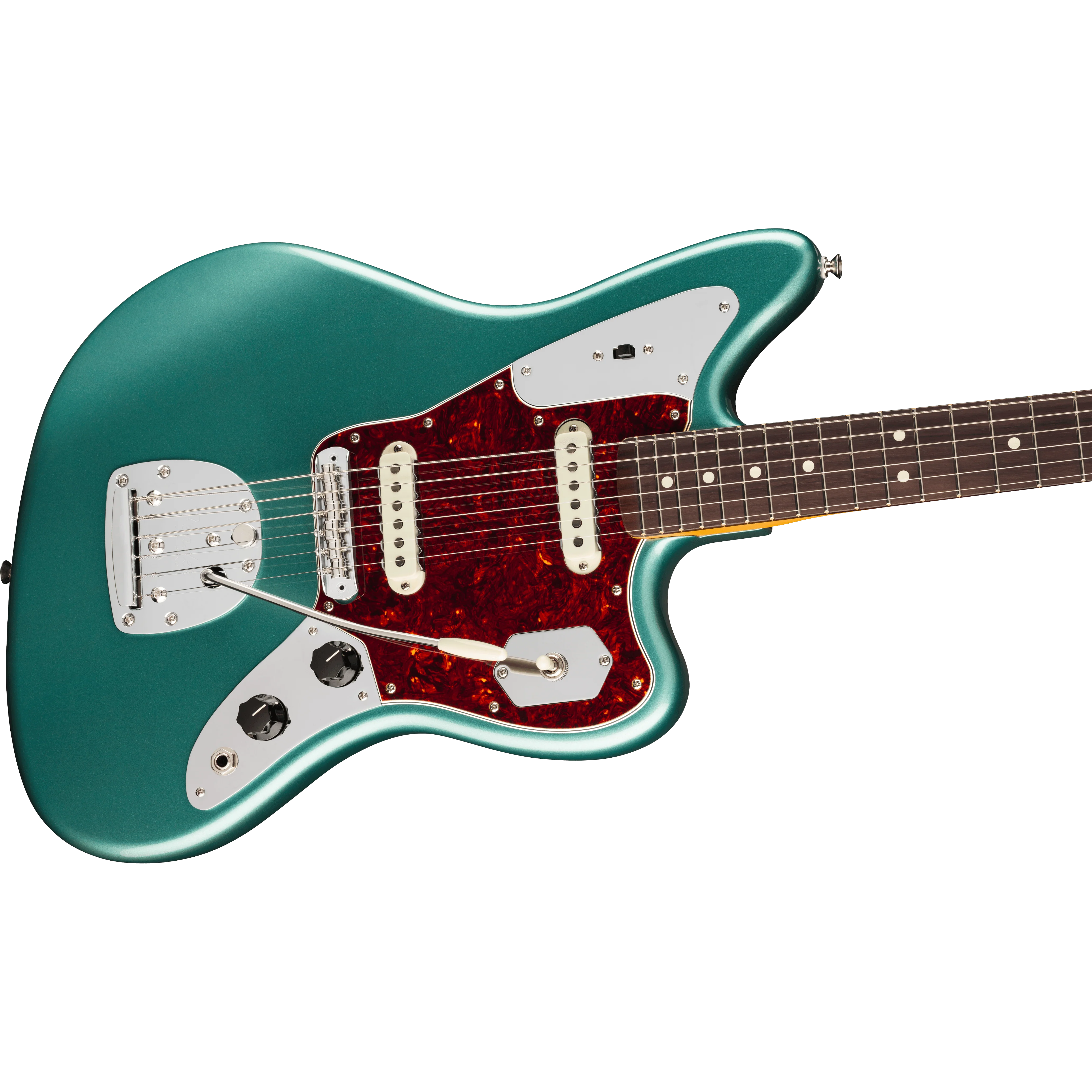 Fender - American Professional Classic Jaguar® - Rosewood Fingerboard - Faded Sherwood Green Metallic - 011-4990-374 - Image 4