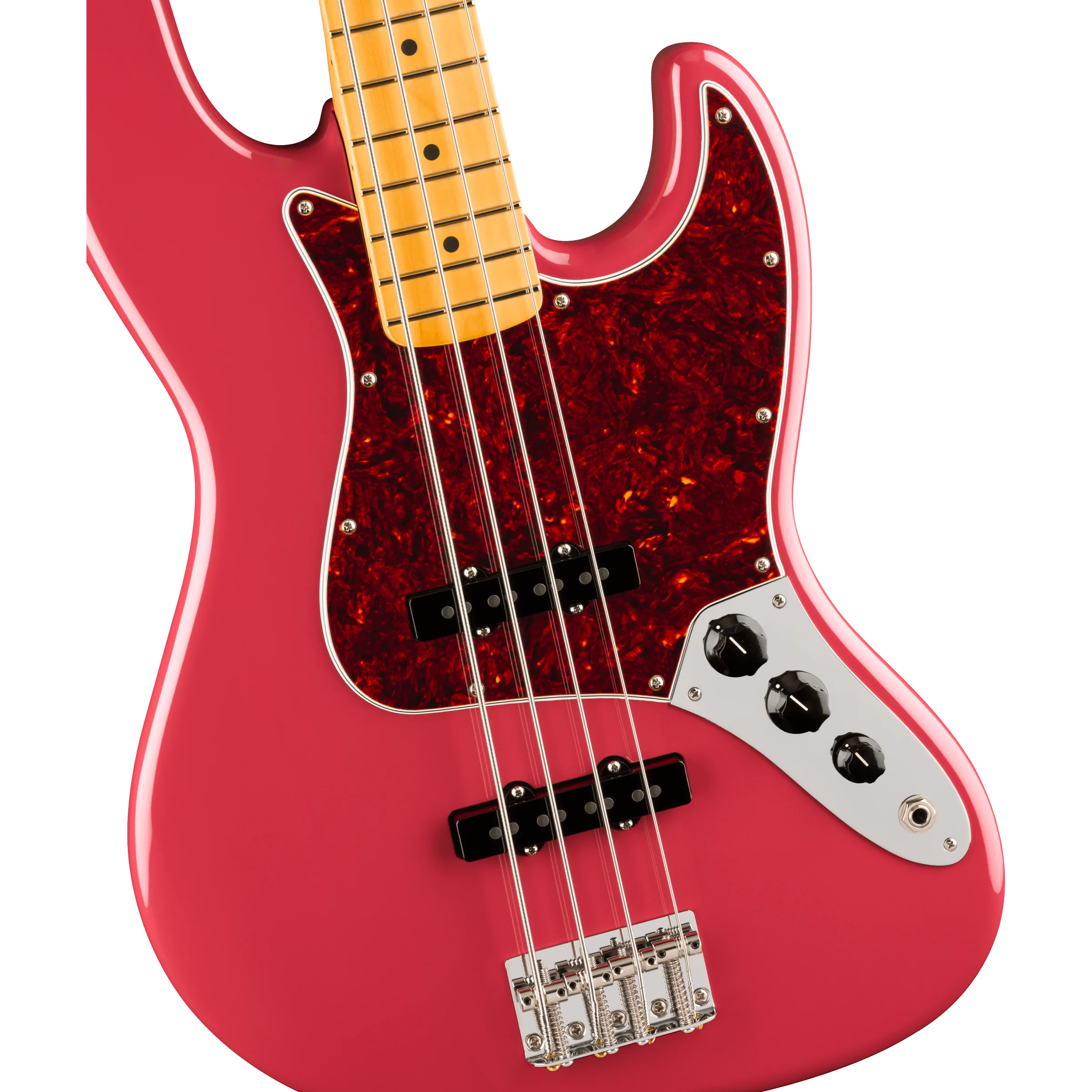 Fender - American Professional Classic Jazz Bass® - Maple Fingerboard - Faded Dakota Red - 019-8642-375 - Image 3
