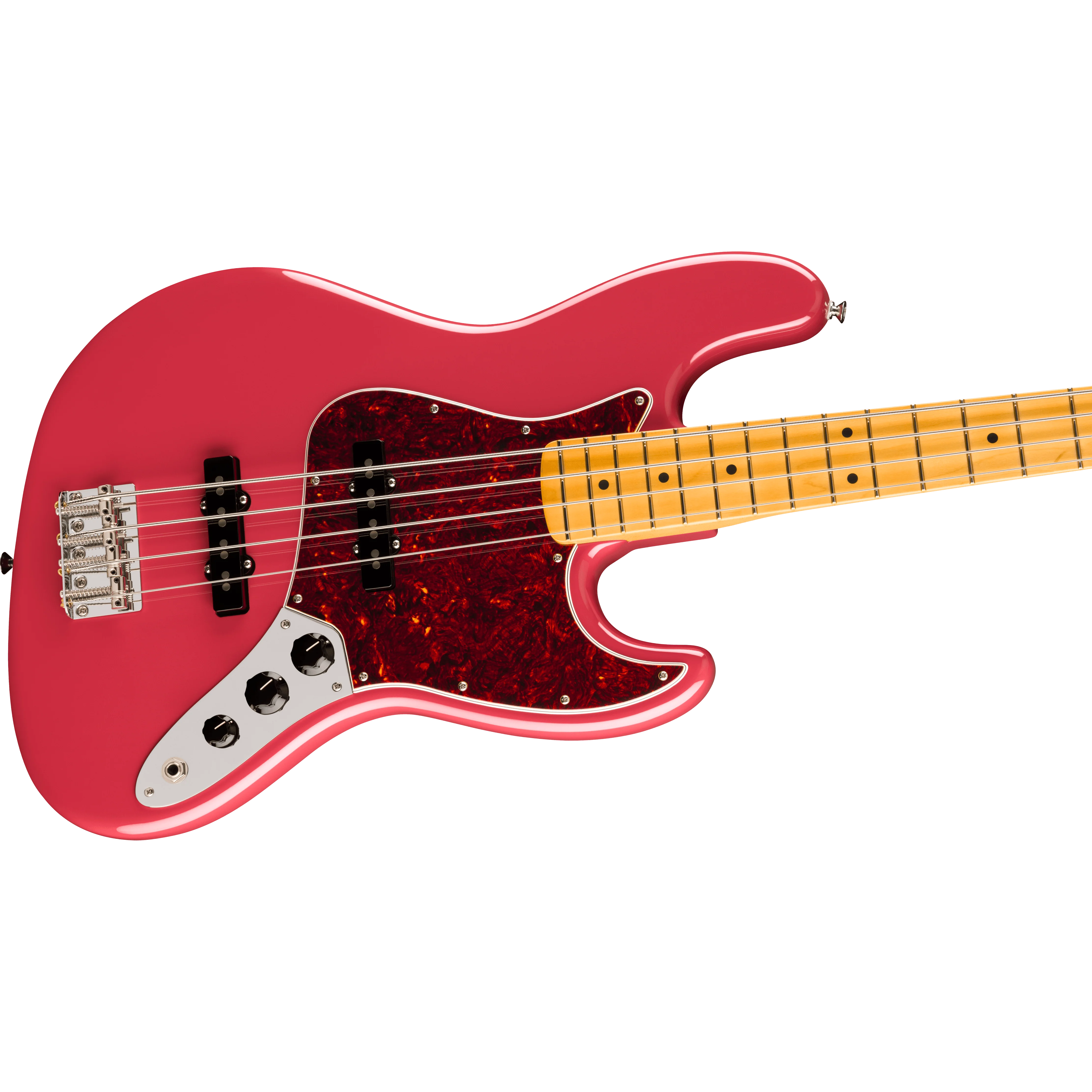 Fender - American Professional Classic Jazz Bass® - Maple Fingerboard - Faded Dakota Red - 019-8642-375 - Image 4