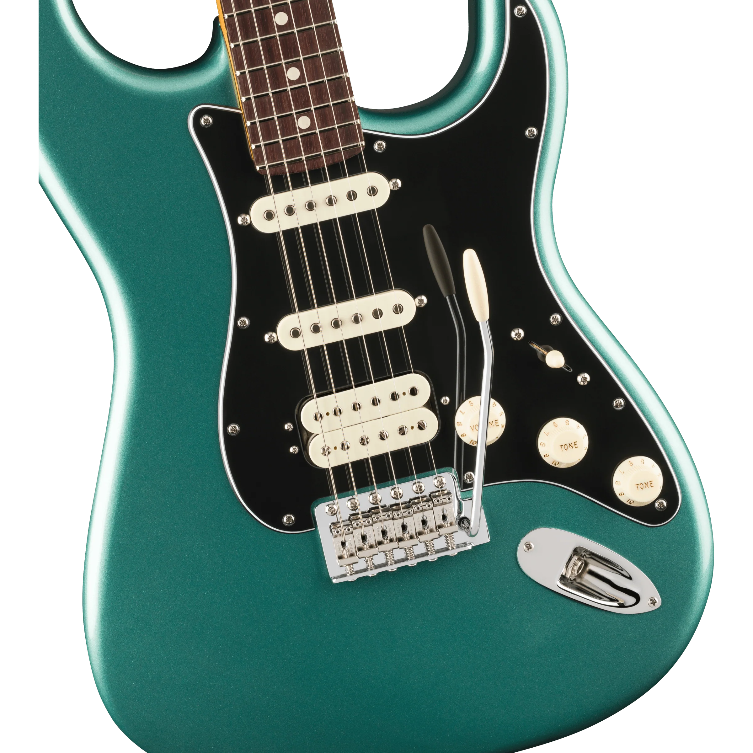 Fender - American Professional Classic Stratocaster® HSS - Rosewood Fingerboard - Faded Sherwood Green Metallic - 011-4950-374 - Image 3