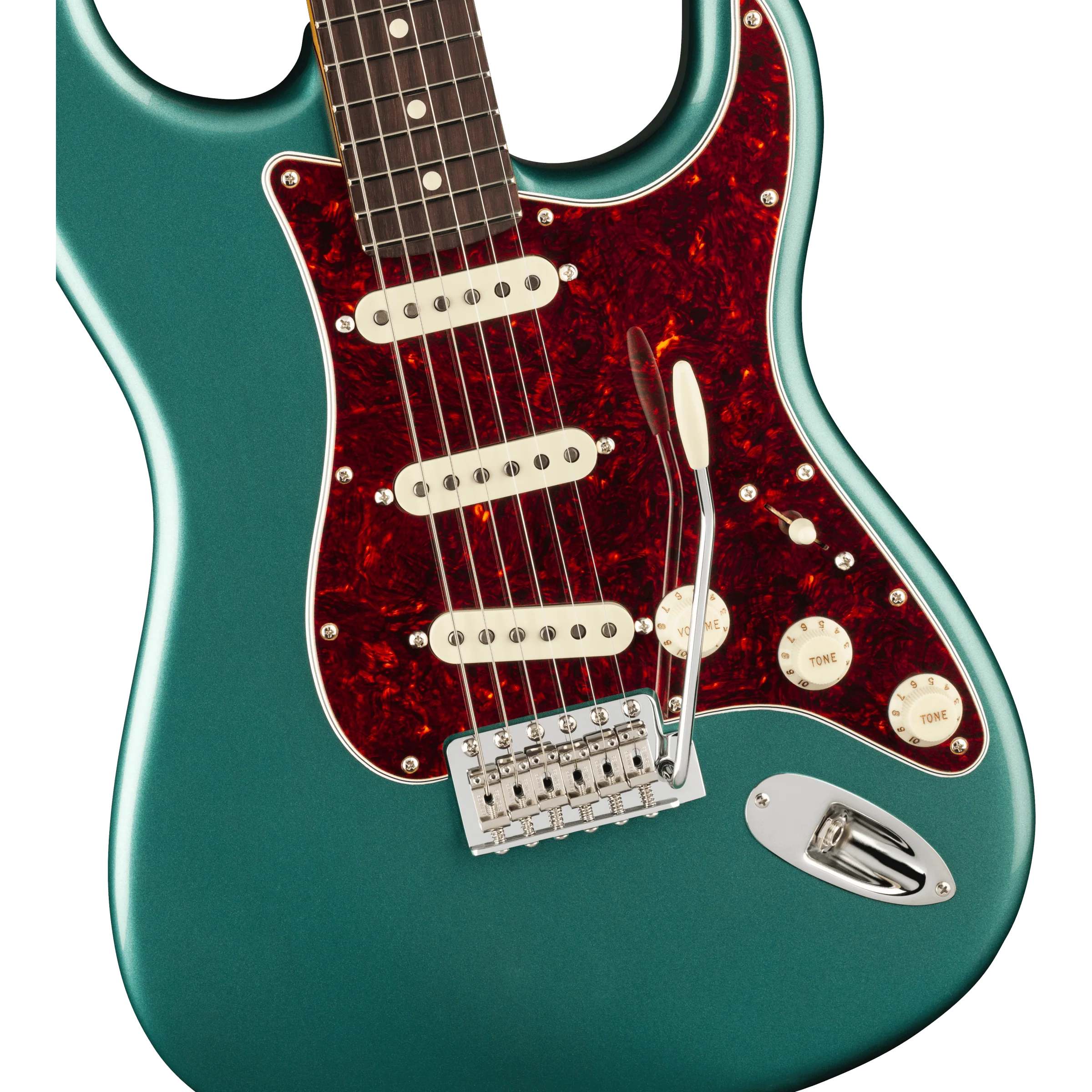 Fender - American Professional Classic Stratocaster® - Rosewood Fingerboard - Faded Sherwood Green Metallic - 011-4940-374 - Image 3