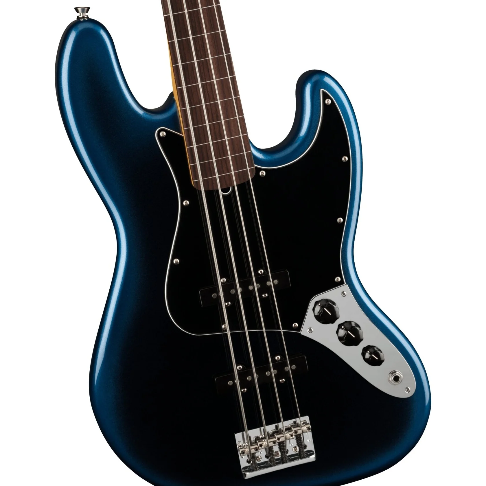 Fender - American Professional II Jazz Bass® Fretless - Rosewood Fingerboard - Dark Night 019-4000-761 - Image 3