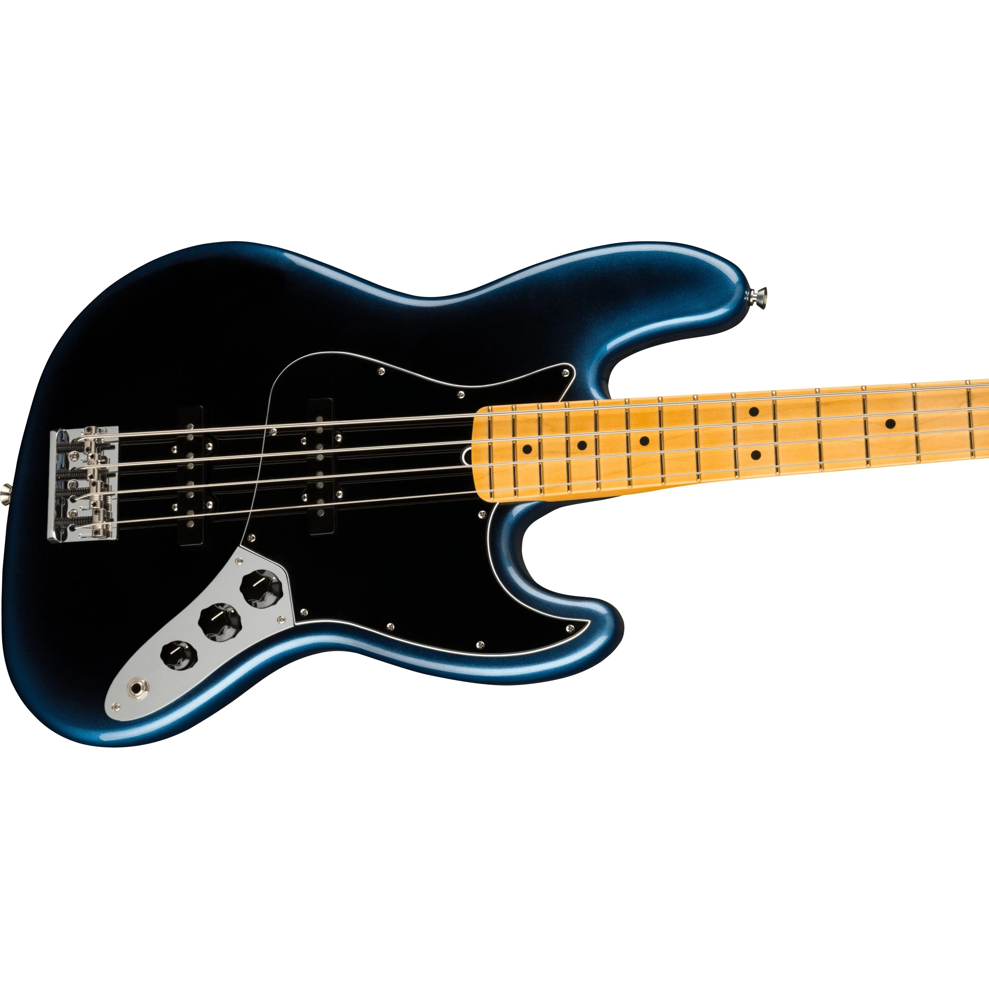 Fender - American Professional II Jazz Bass® Maple Fingerboard Dark Night – 0193972761 - Image 4