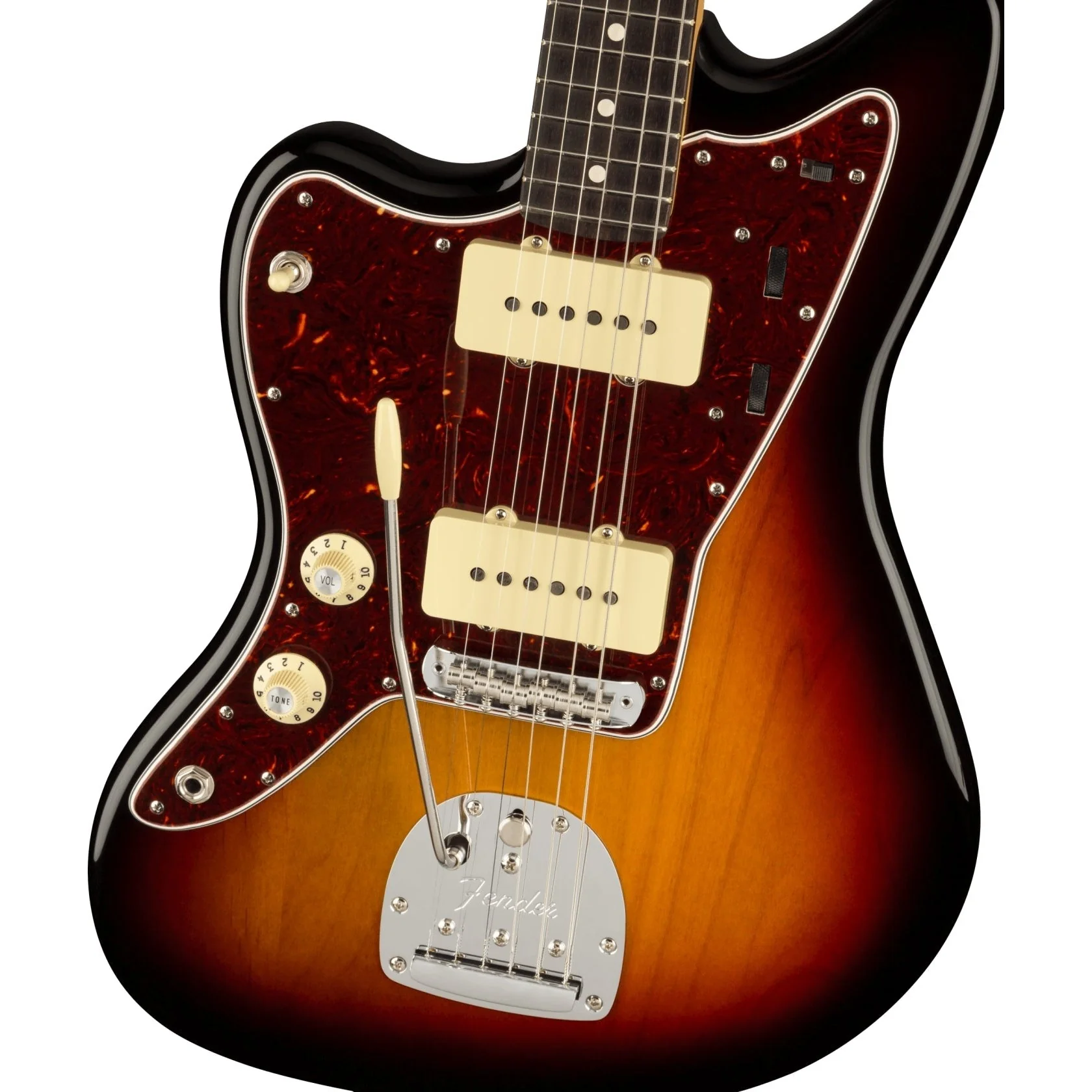 Fender - American Professional II Jazzmaster® Left-Hand - Rosewood Fingerboard - 3-Color Sunburst 011-3980-700 - Image 3