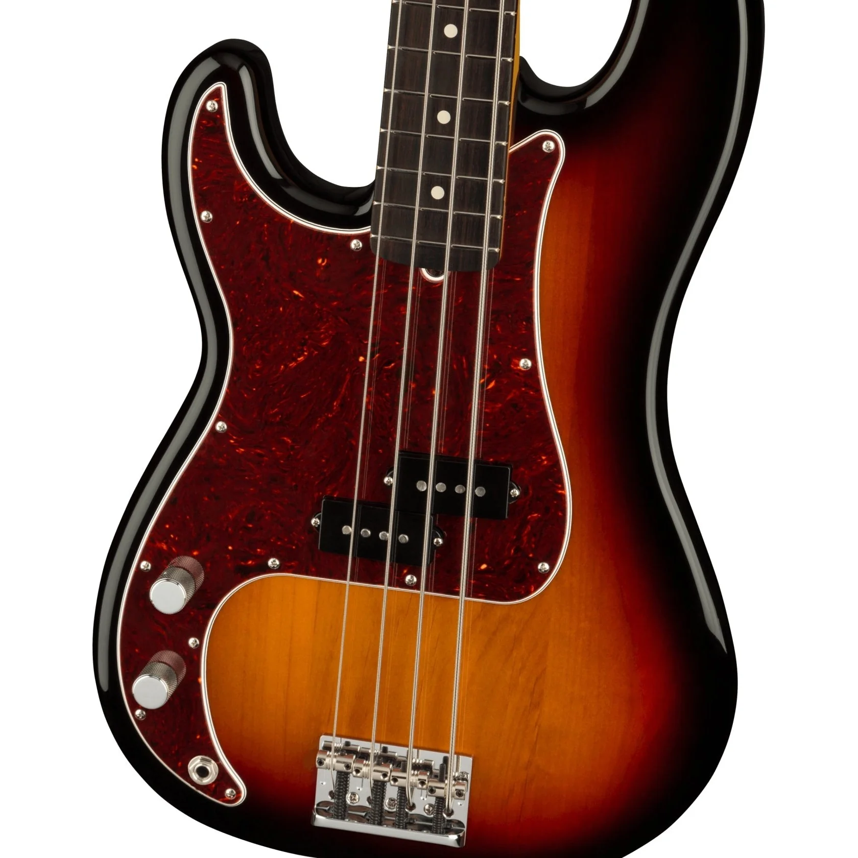 Fender - American Professional II Precision Bass® Left-Hand - Rosewood Fingerboard - 3-Color Sunburst 019-3940-700 - Image 3