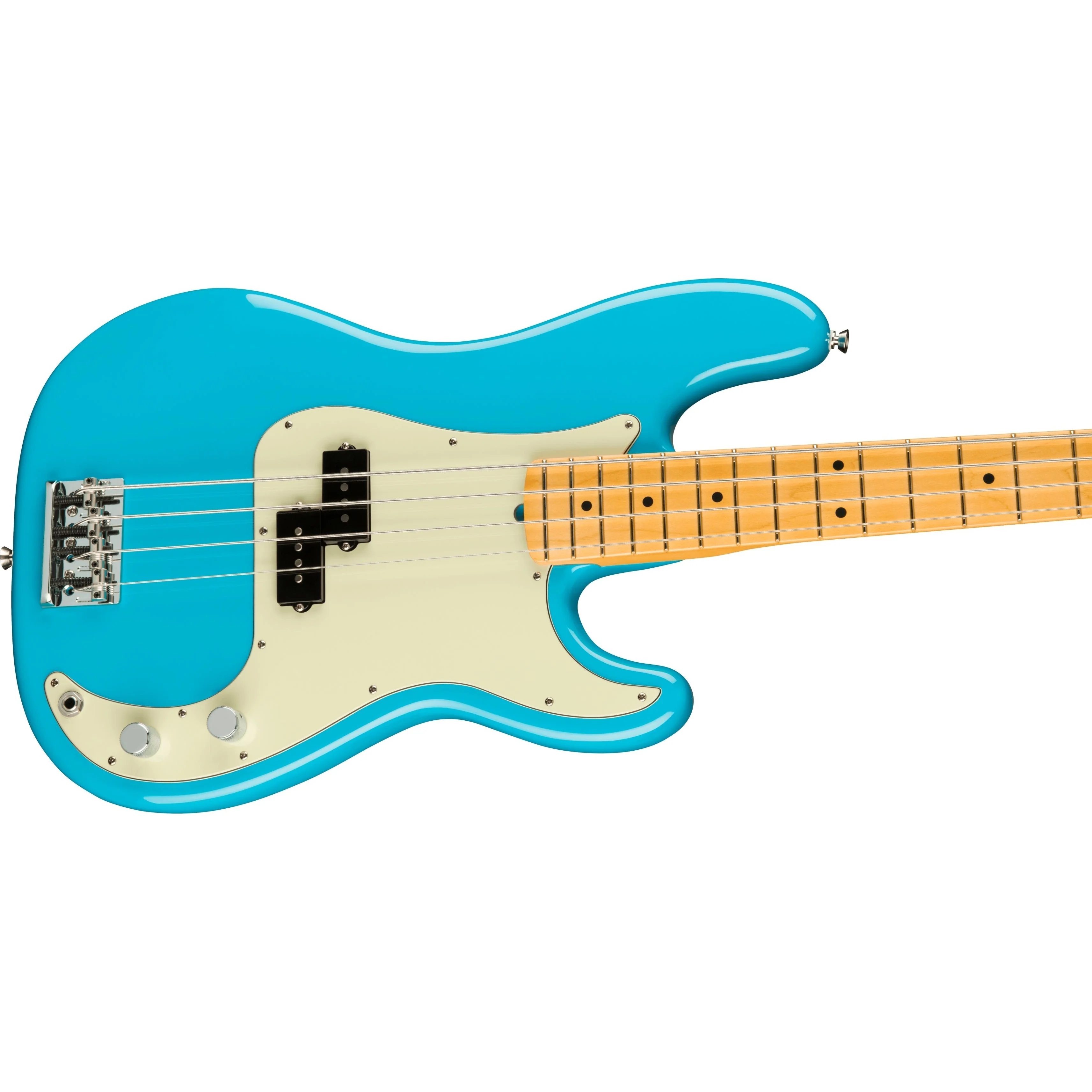 Fender - American Professional II Precision Bass® - Maple Fingerboard - Miami Blue 019-3932-719 - Image 4