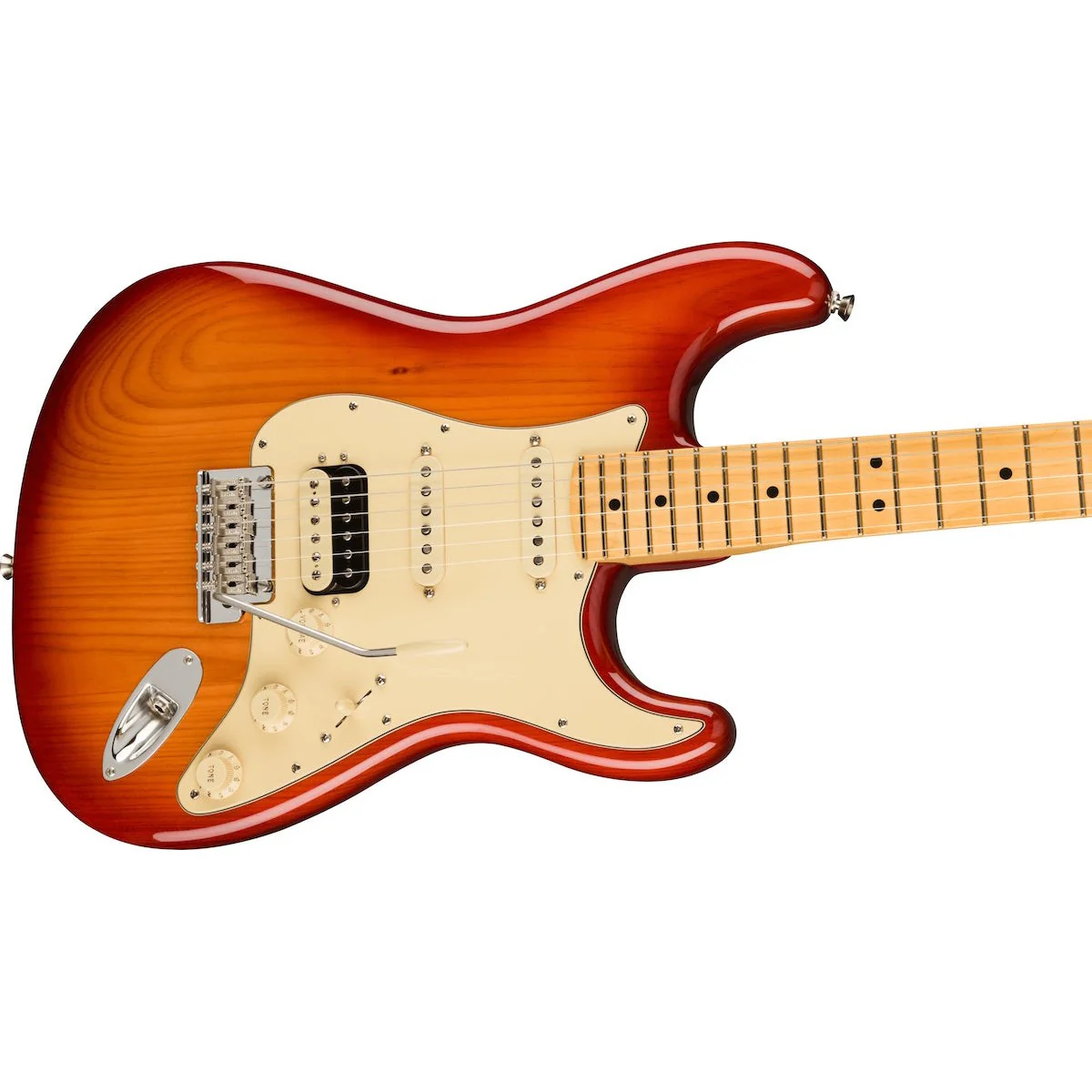 Fender - American Professional II Stratocaster® HSS Maple Fingerboard Sienna Sunburst – 0113912747 - Image 3