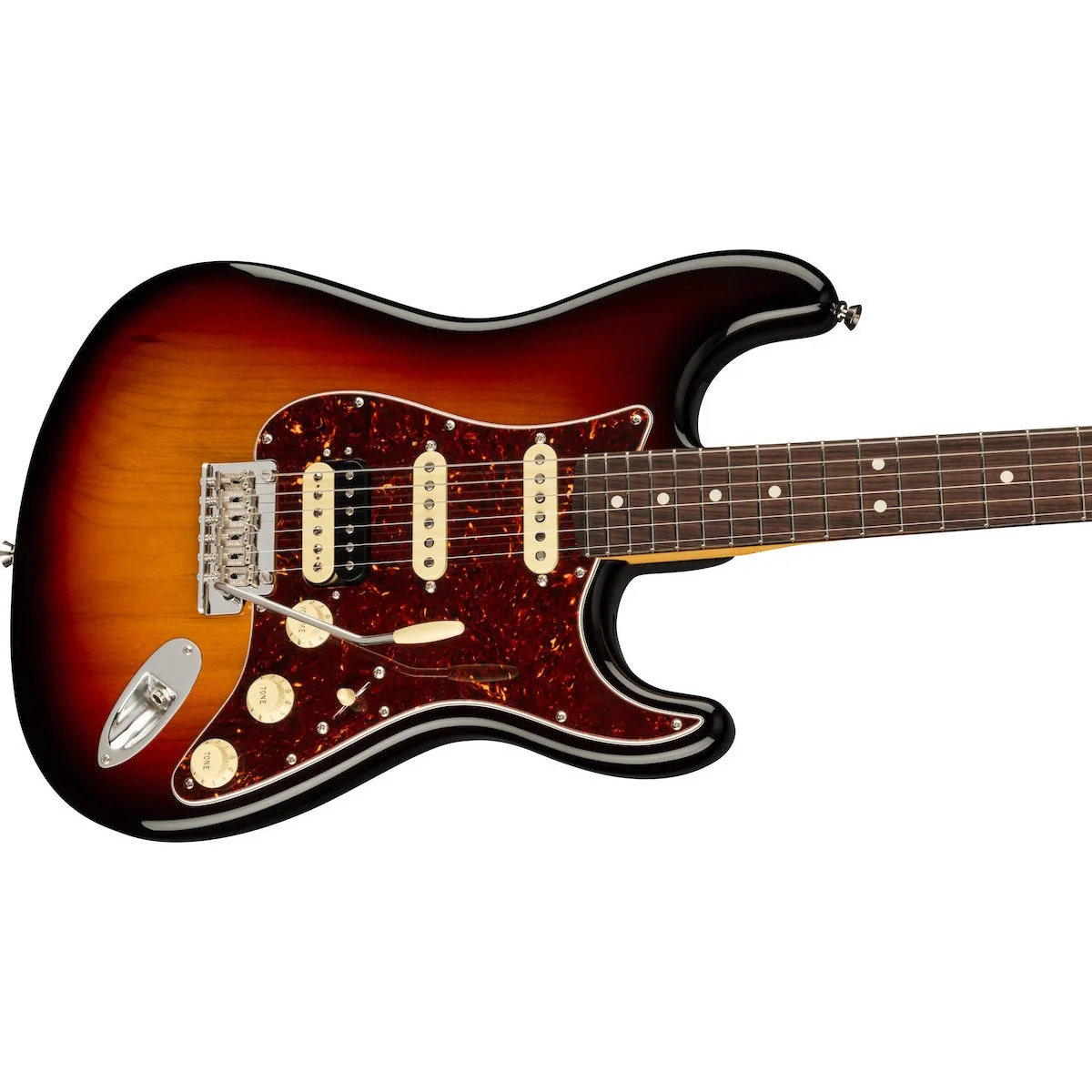 Fender - American Professional II Stratocaster® HSS Rosewood Fingerboard 3-Color Sunburst – 0113910700 - Image 3