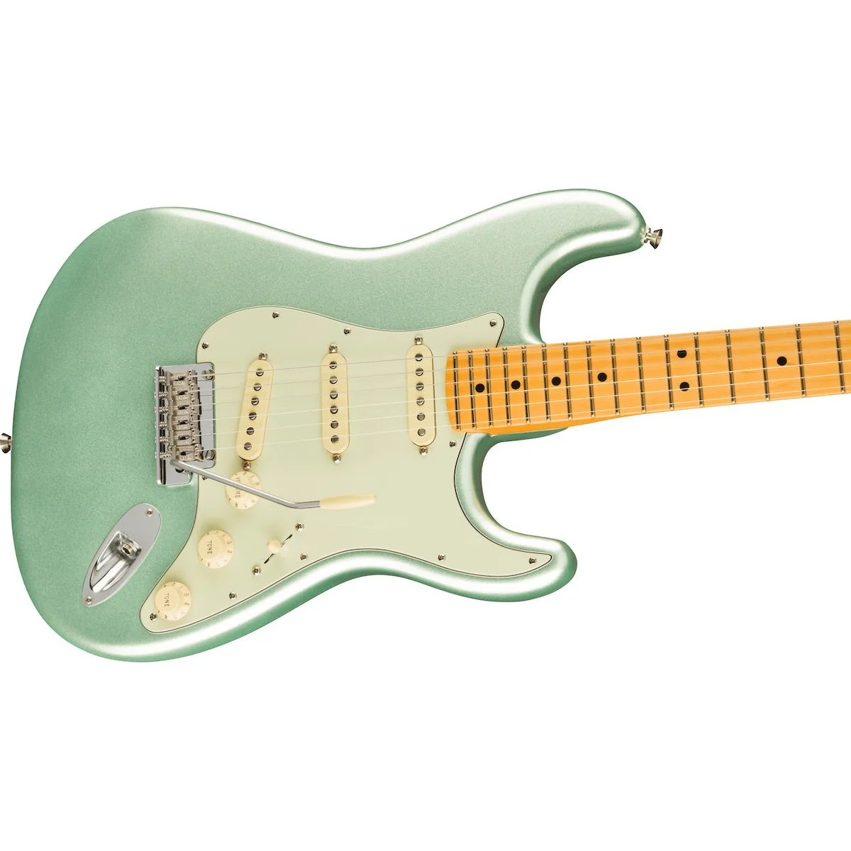 Fender - American Professional II Stratocaster® Maple Fingerboard Mystic Surf Green – 0113902718 - Image 3