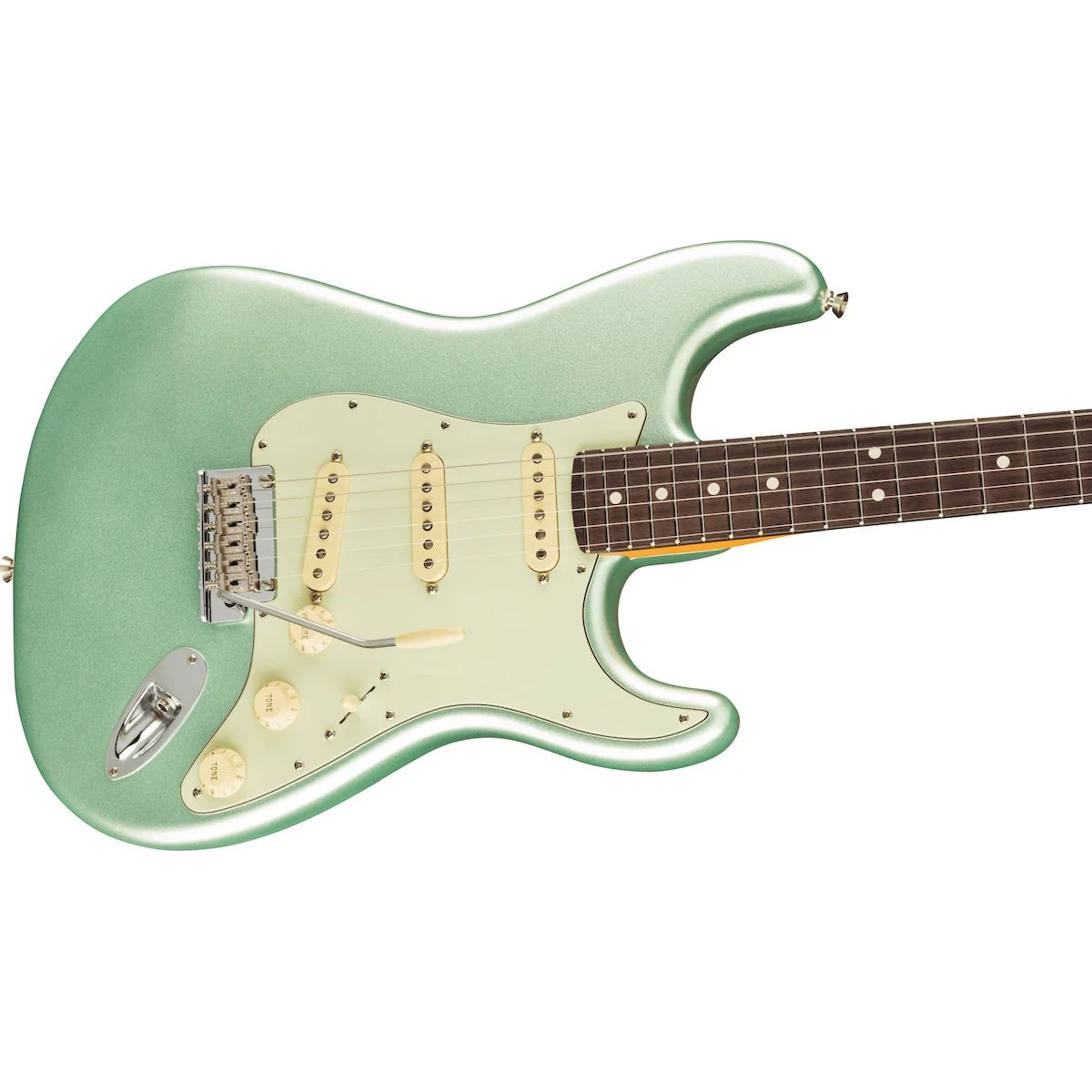 Fender - American Professional II Stratocaster® Rosewood Fingerboard Mystic Surf Green – 0113900718 - Image 3
