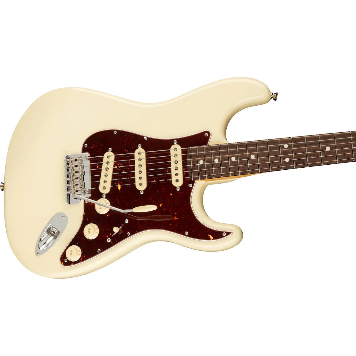 Fender - American Professional II Stratocaster® Rosewood Fingerboard Olympic White – 0113900705 - Image 3