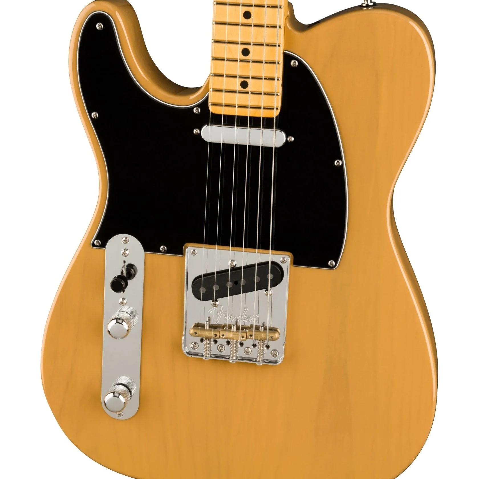 Fender - American Professional II Telecaster® Left-Hand - Maple Fingerboard - Butterscotch Blonde 011-3952-750 - Image 3