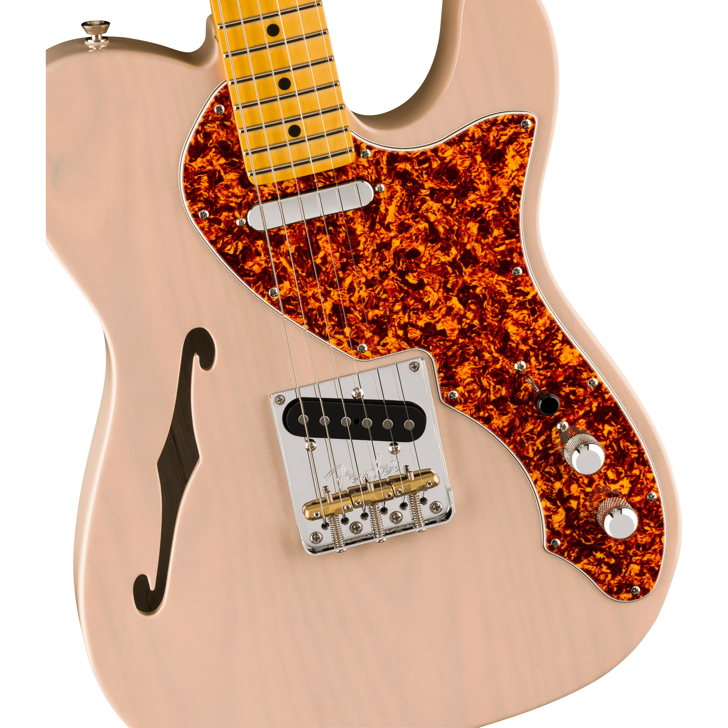 Fender - American Professional II Telecaster® Thinline - Maple Fingerboard - Transparent Shell Pink - 017-1022-760 - Image 3